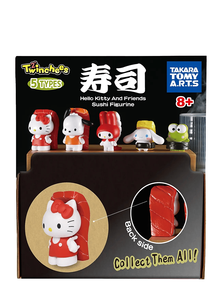 Trend - Twinchees Hello Kitty & Friends Sushi Figs Asst. - film & sagofigurer - multi - 1
