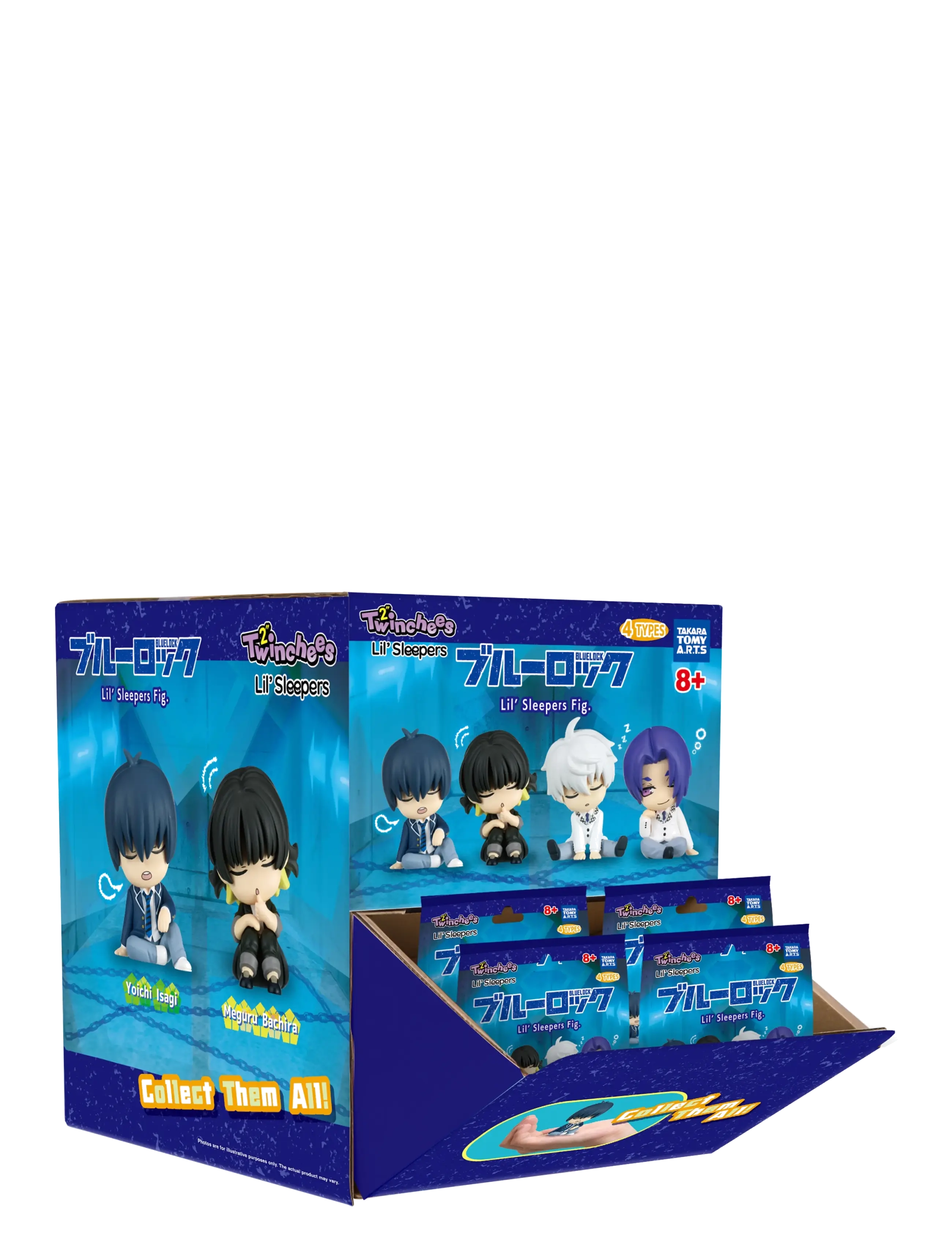 Trend - Twinchees Blue Lock Lil’ Sleepers Figures Asst. - film- & eventyrsfigurer - multi - 3