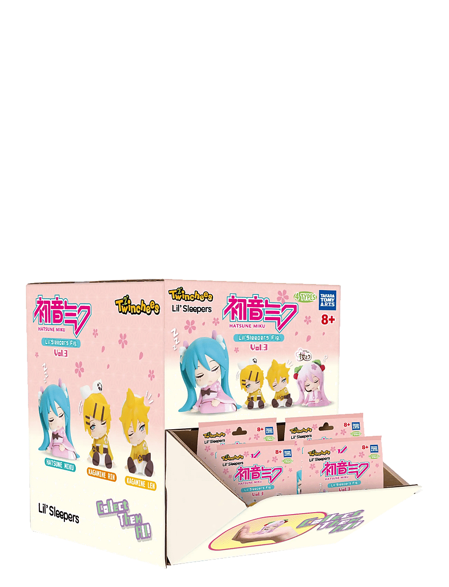 Trend - Twinchees Hatsune Miku Lil’ Sleepers Fig. P3 Asst. - actionfigurer - multi - 2