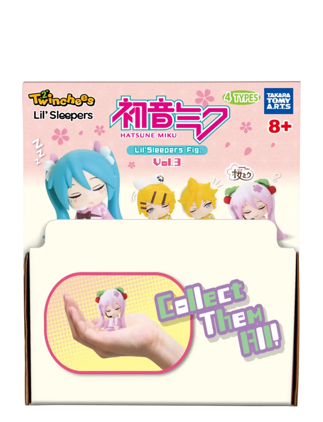 Trend - Twinchees Hatsune Miku Lil’ Sleepers Fig. P3 Asst. - actionfigurer - multi - 3