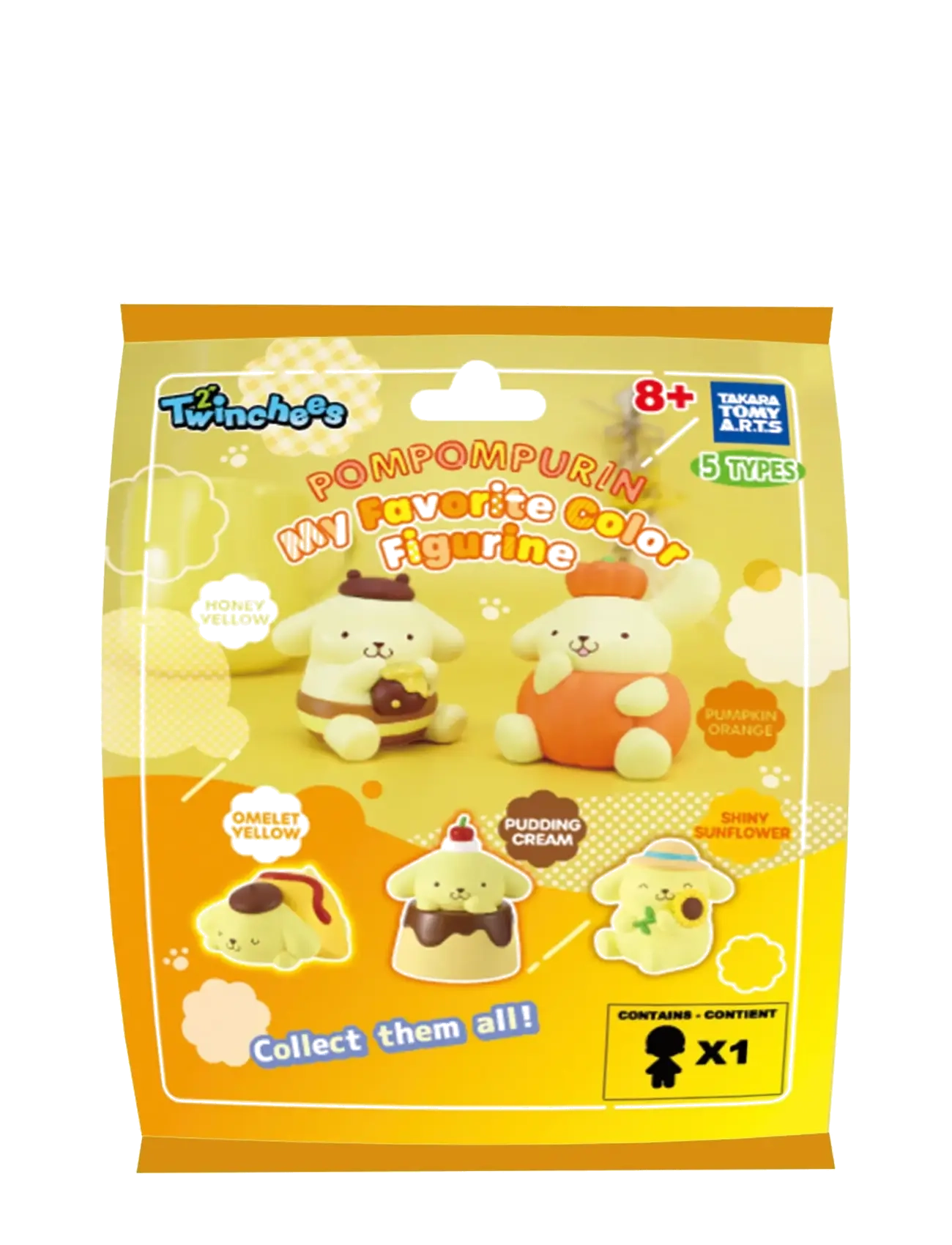 Trend Twinchees Pompompurin My Favorite Color Fig. Asst. - Legetøjsfigurer & Sæt - MULTI / yellow