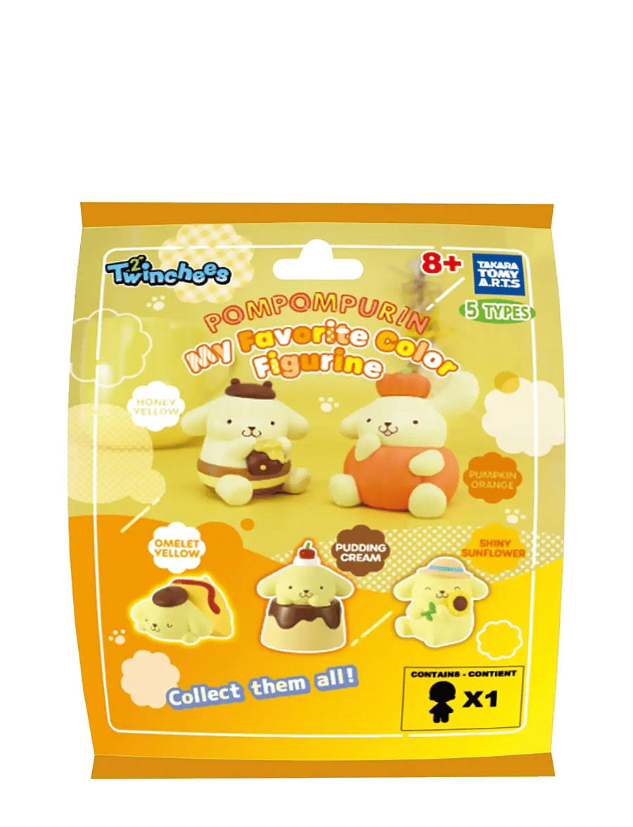 Trend - Twinchees Pompompurin My Favorite Color Fig. Asst. - actionfigurer - multi - 0