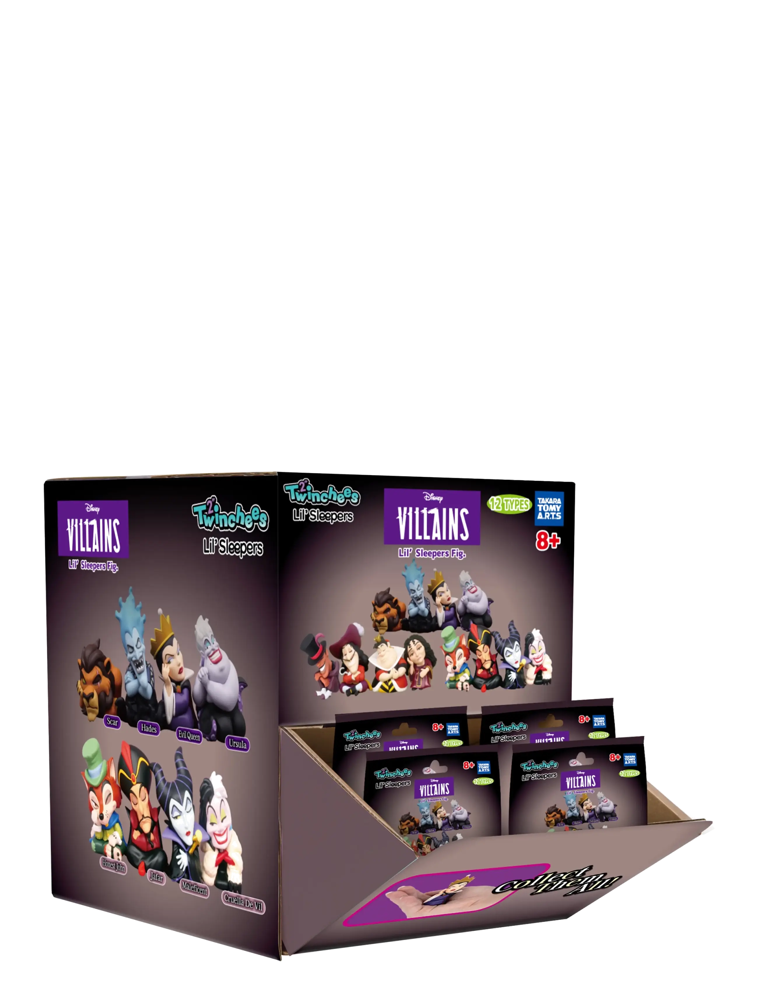Trend - Twinchees Disney Villains Lil’ Sleepers Fig. Asst. - film- & eventyrsfigurer - multi - 3