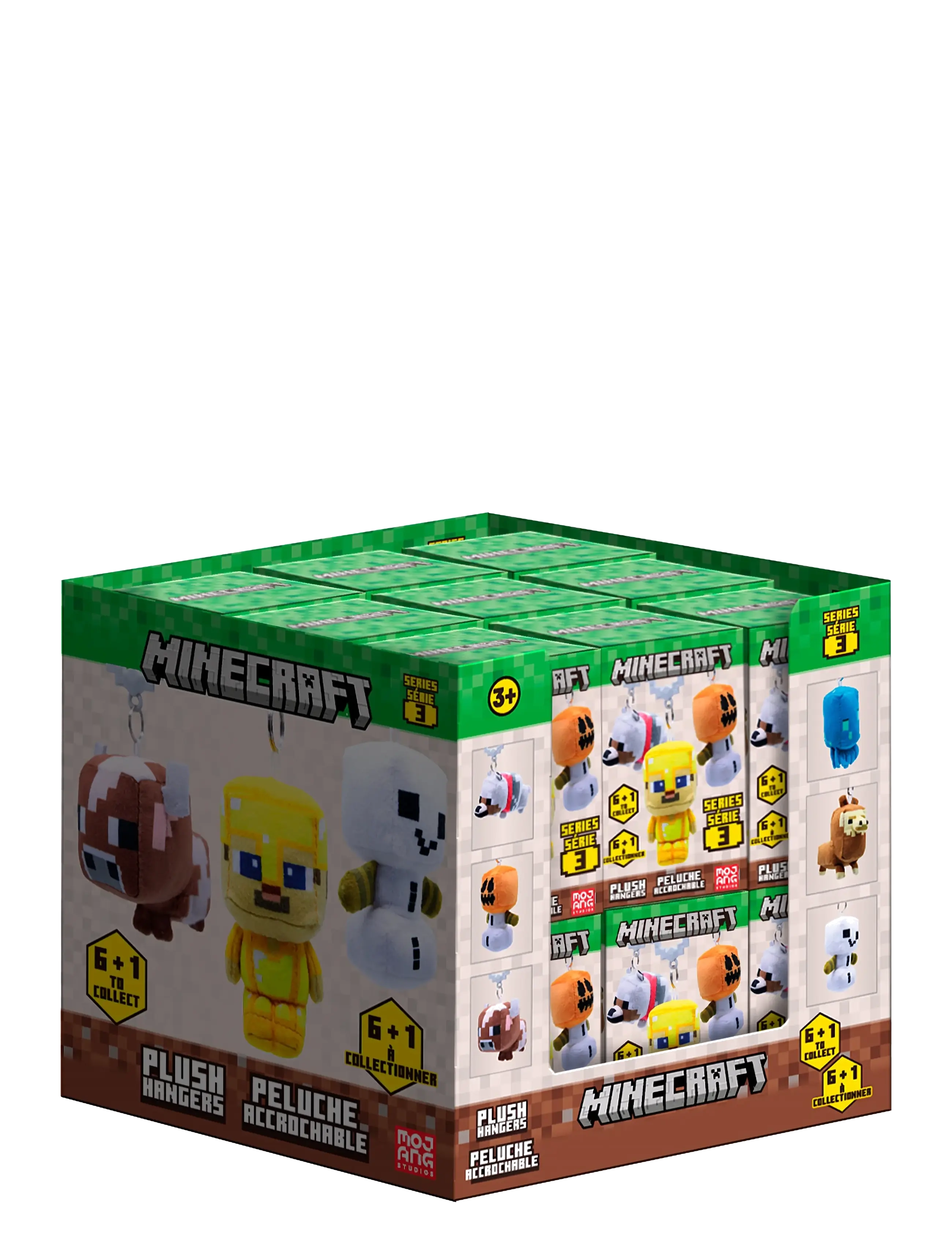 Trend - Lic. Minecraft Plush HNGR 9CM Asst. - nyckelringar - multi - 2