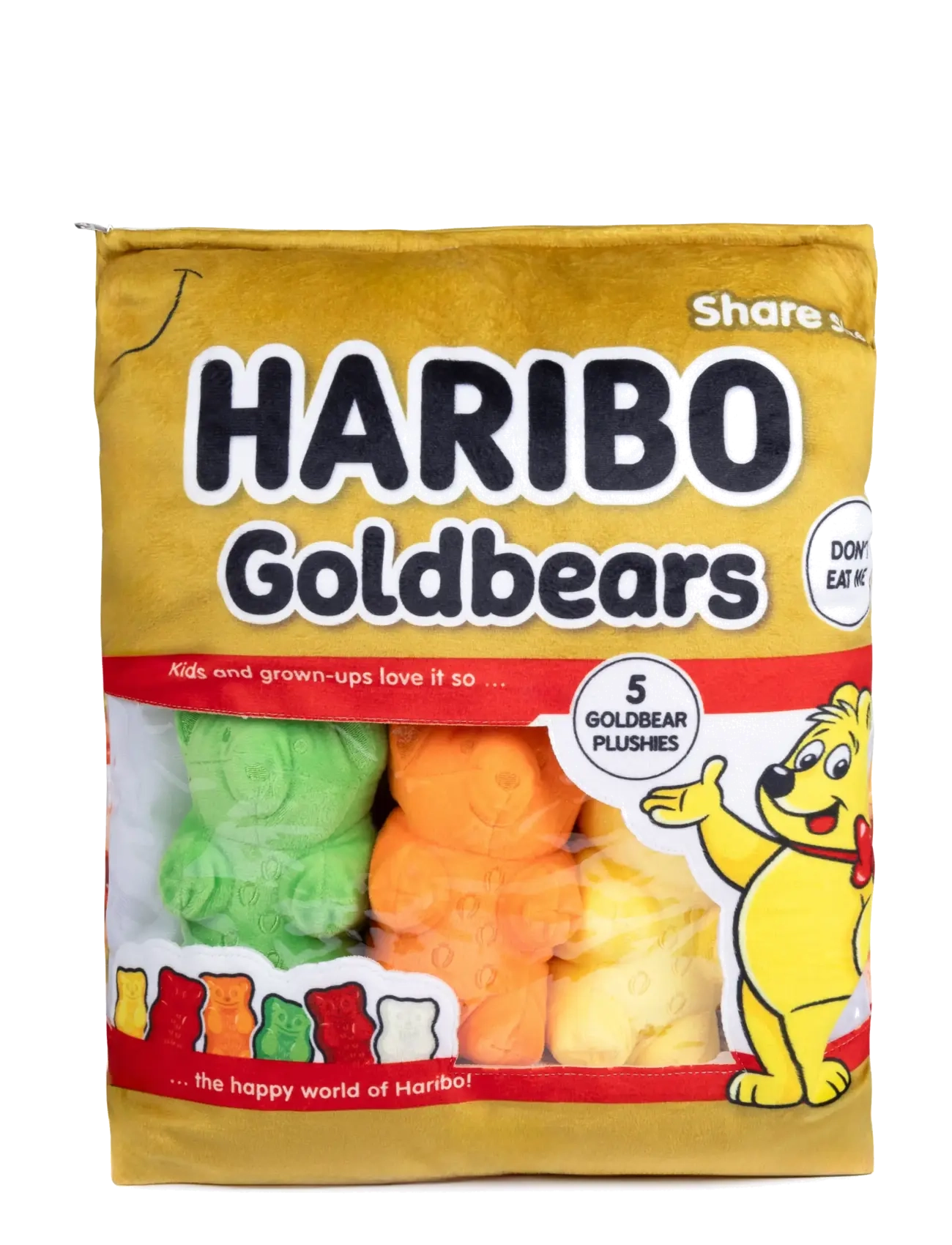 Trend Haribo Plush Snack Bag Golden Bear - Legetøj 3-5 år - MULTI / multi