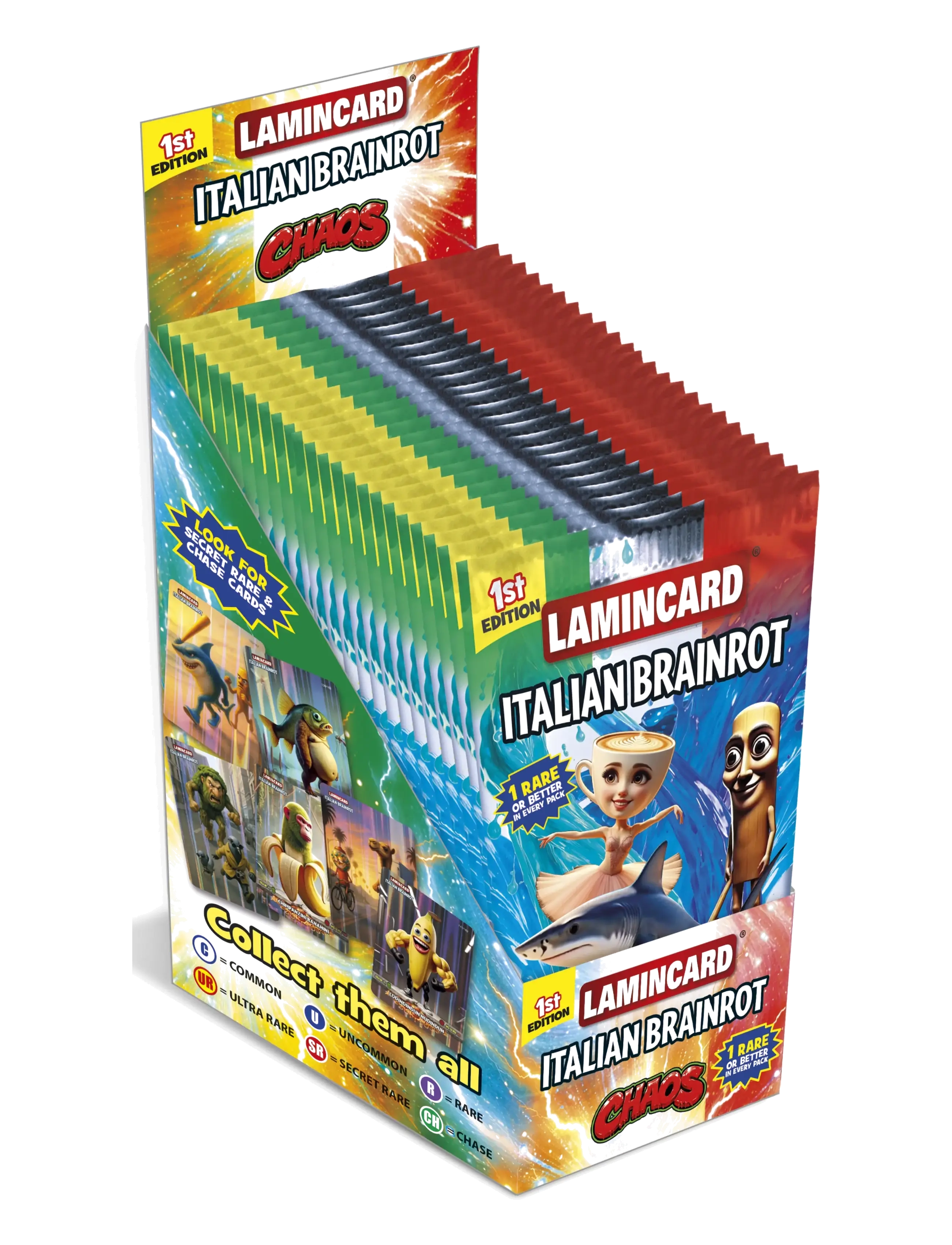 Trend - Brainrot Collectible Cards 5 Pack Wave 3 Asst. - samlarkort - multi - 1