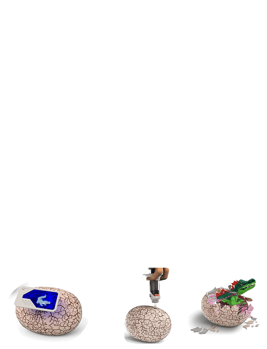 Trend - Primal Hatch Dino Hybrids Asst. - action-figurer - multi - 4