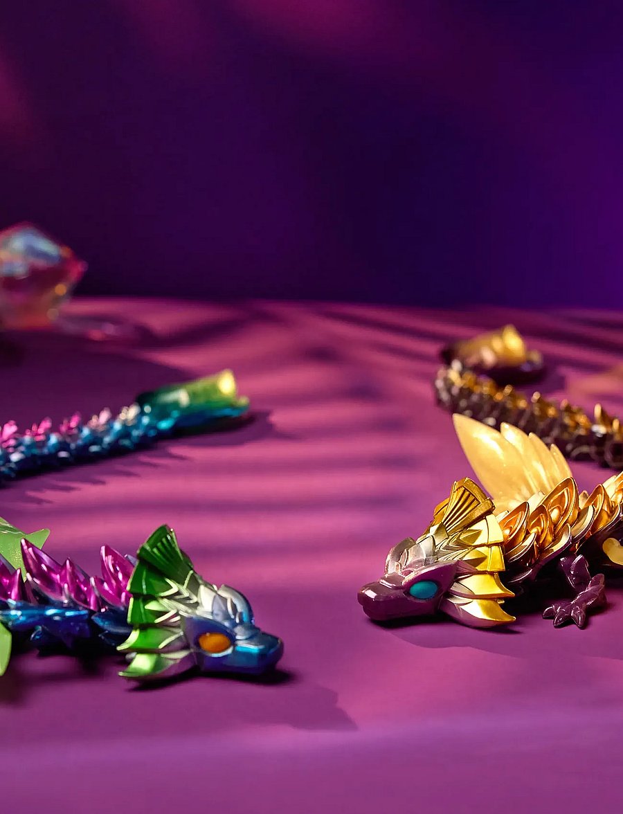 Trend - Crystalynx Dragon Aurora Scales Asst. - multi - 3
