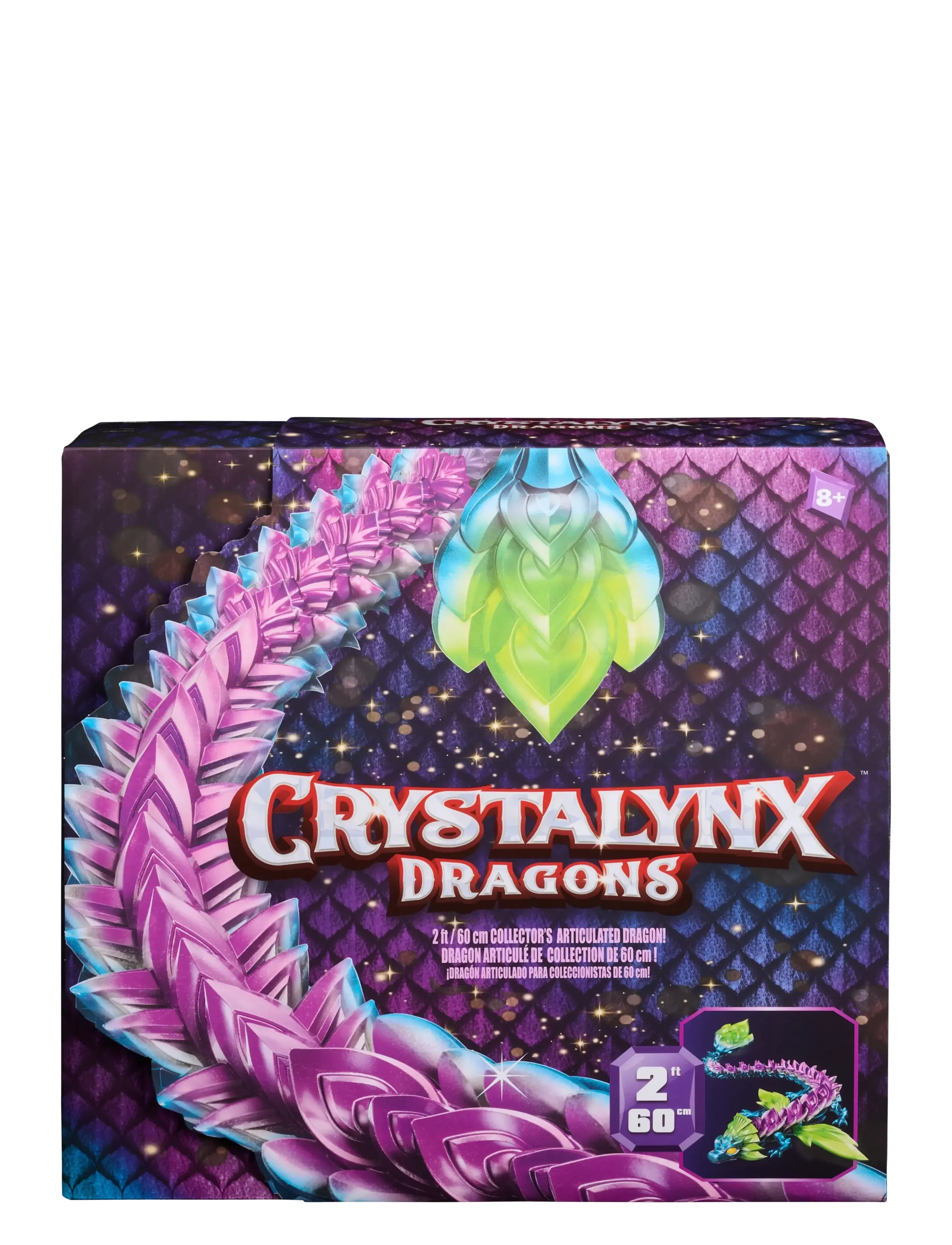 Trend Crystalynx Dragon Aurora Scales Solaris 60cm - Legetøjsfigurer & Sæt - MULTI / multi