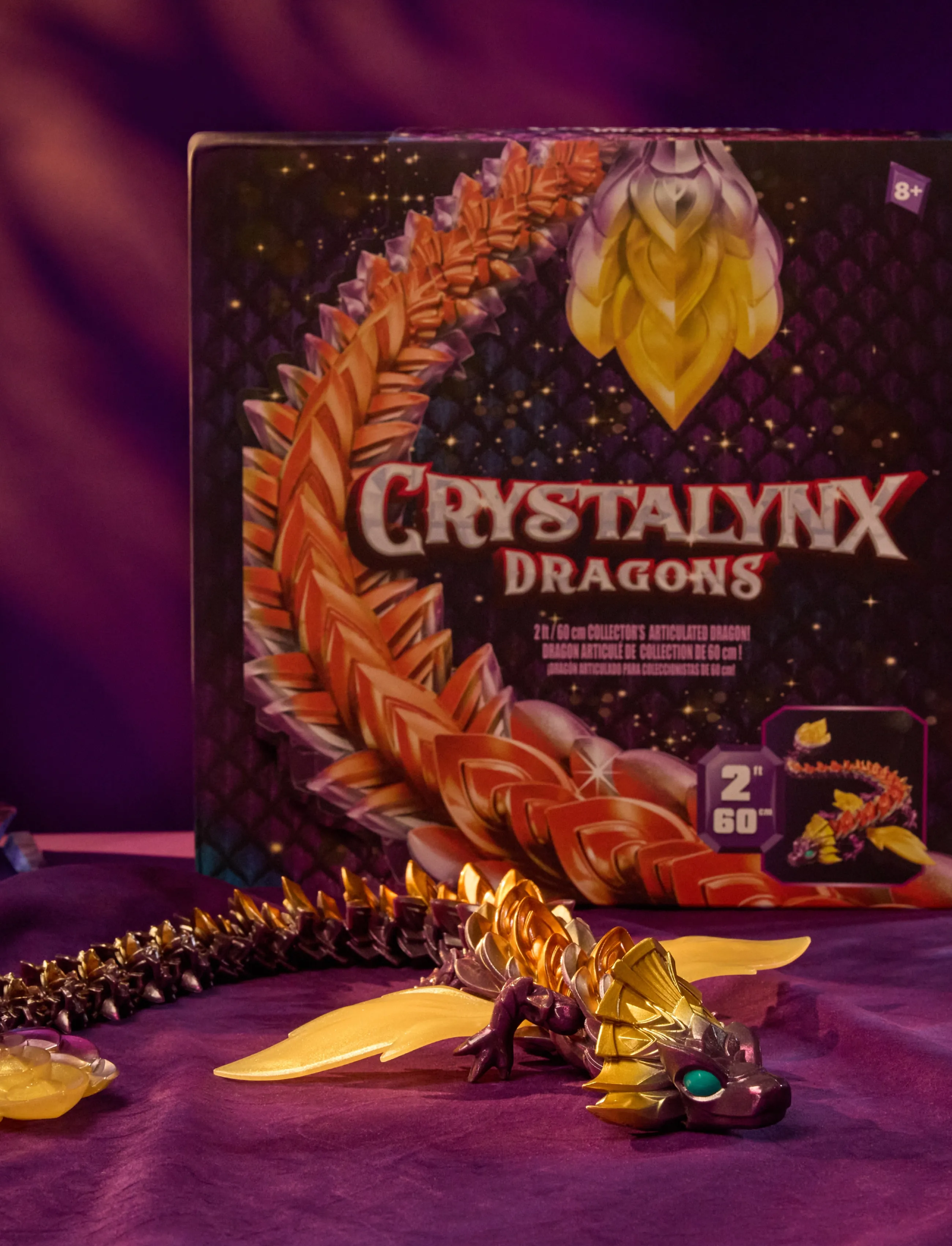 Trend - Crystalynx Dragon Aurora Scales Solaris 60cm - multi - 5