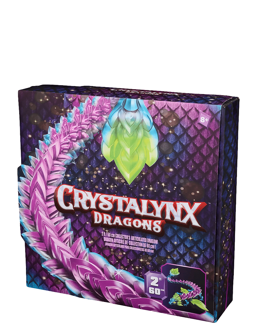 Trend - Crystalynx Dragon Aurora Scales Solaris 60cm - actionfigurer - multi - 2