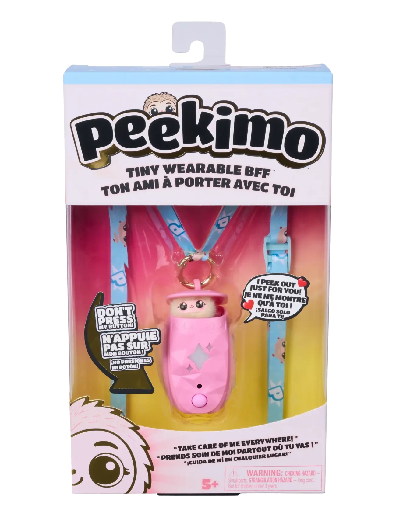 Trend Peekimo Portable Interactive Pet Pink Penny - Interaktiva djur & Robotar - MULTI / pink/rose