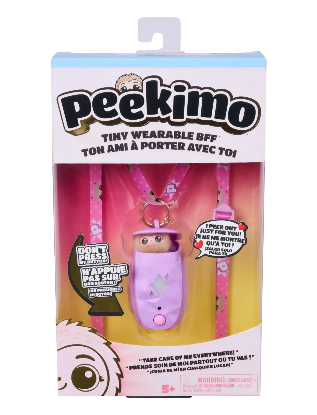 Trend Peekimo Portable Interactive Pet Purple Lulu - Interaktiva djur & Robotar - MULTI / purple