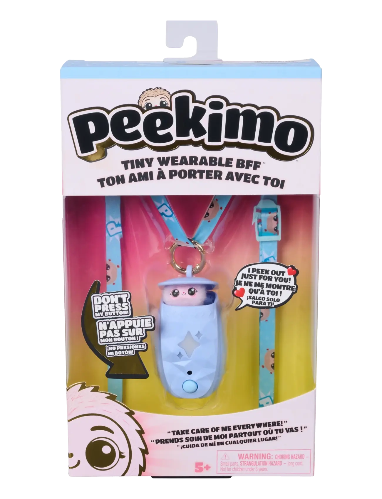 Trend Peekimo Portable Interactive Pet Blue Boo - Interaktiva djur & Robotar - MULTI / blue