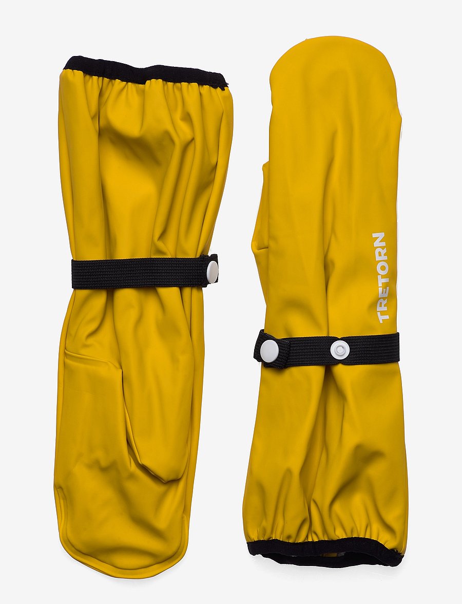 Tretorn - KIDS WINGS FLEECE MITTEN - regnvantar - 078/spectra yellow - 0
