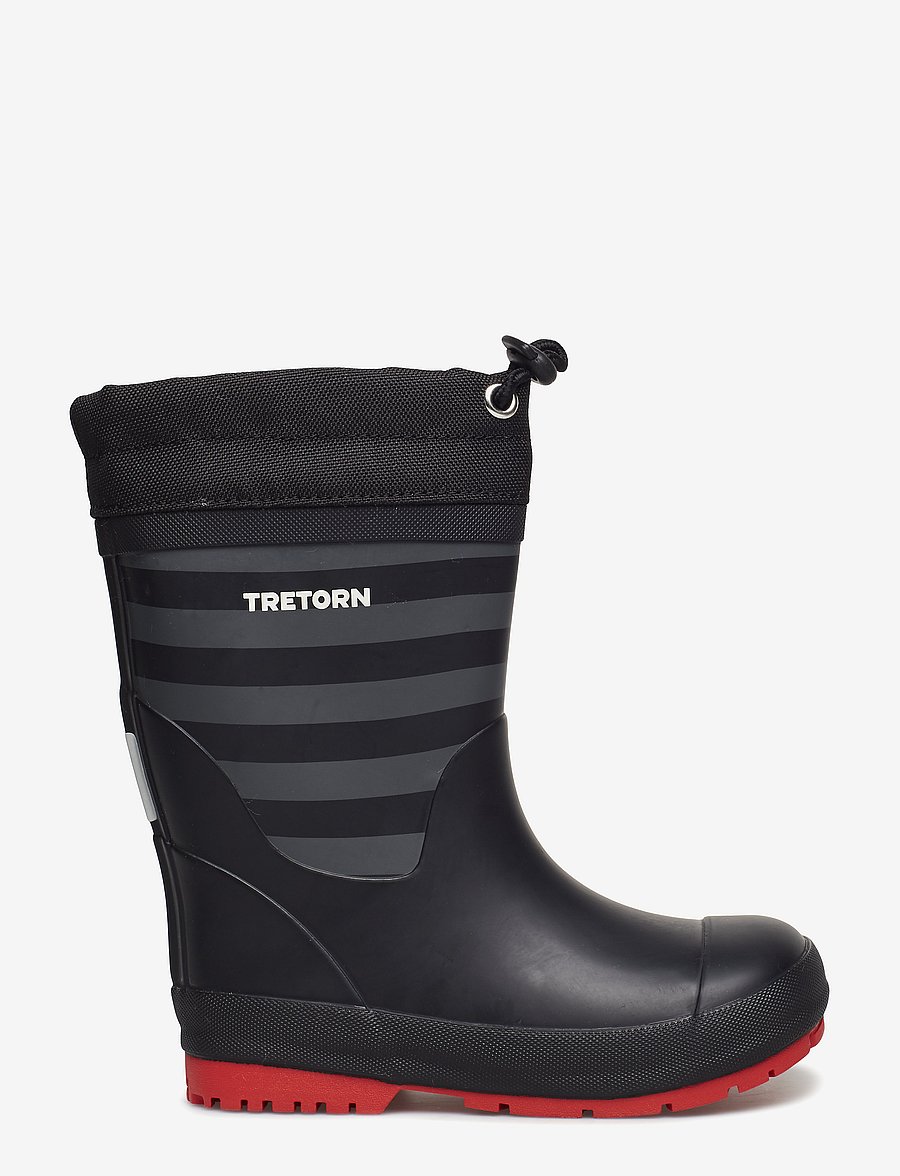 Tretorn - GRÄNNA VINTER - voodriga kummikud - 010/black/grey - 1