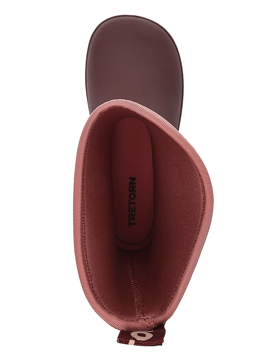 Tretorn - KULING NEOPRENE - ofodrade gummistövlar - 314/burgundy - 3