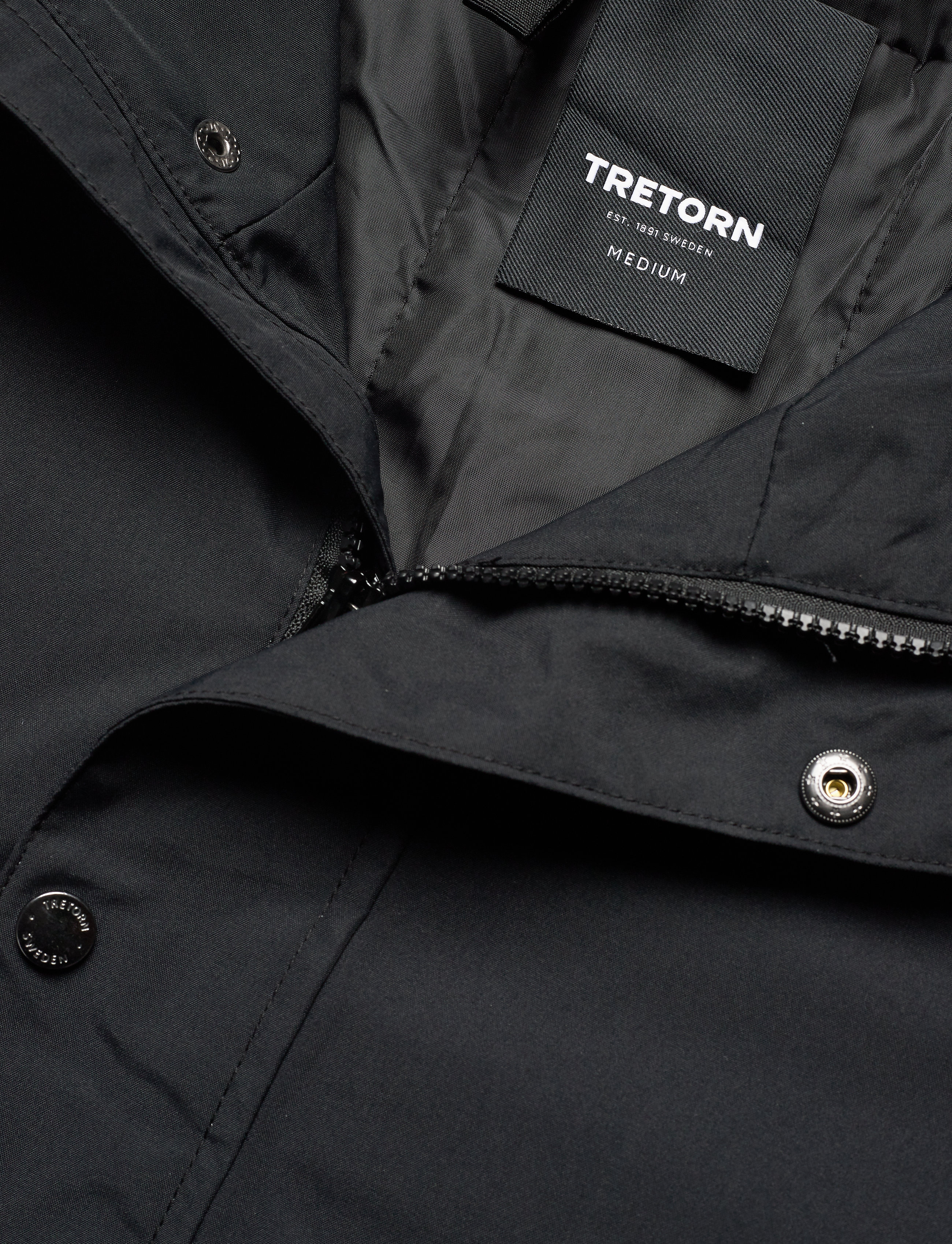 Tretorn - WINGS WOVEN PADDED JACKET - 011/jet black - 4