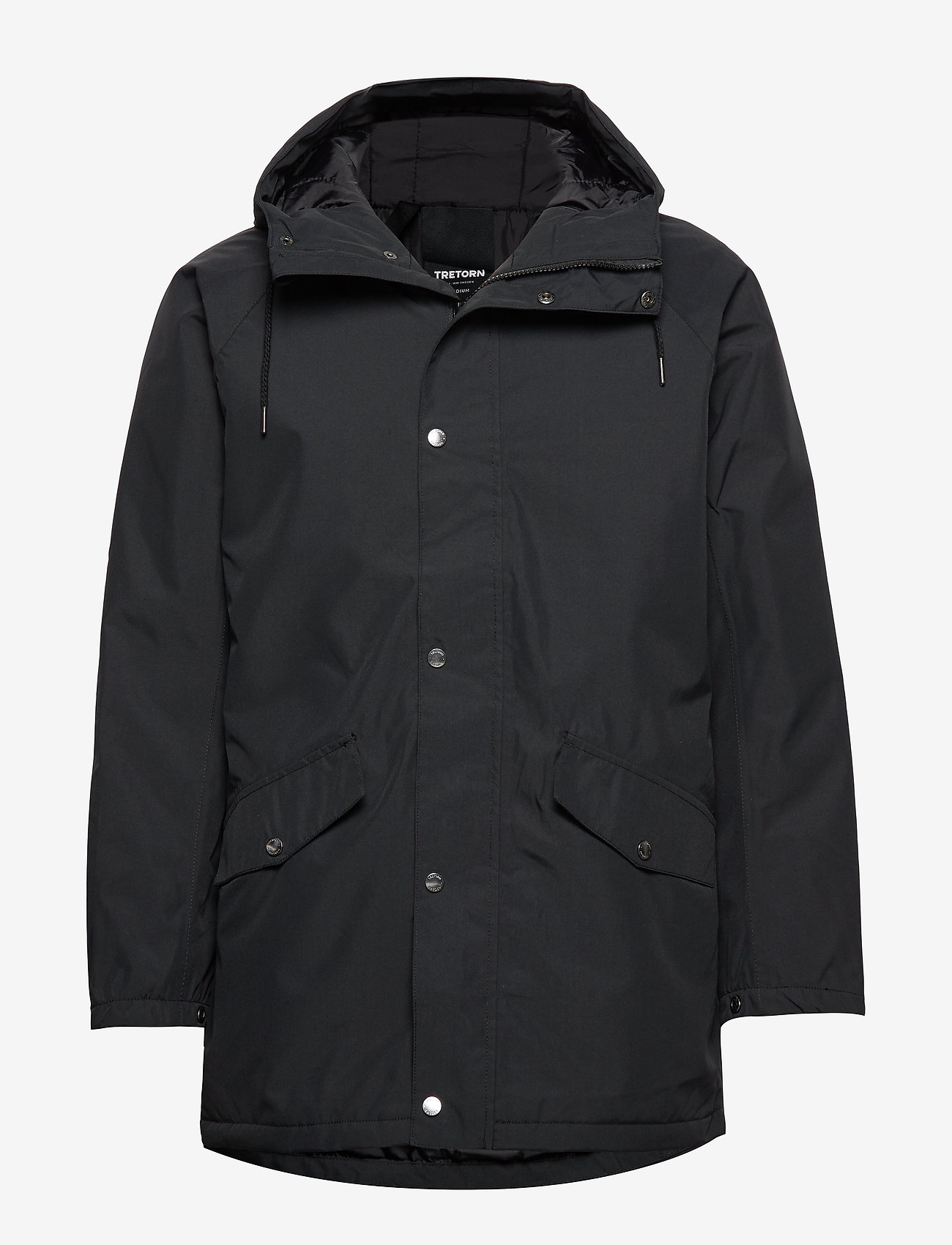 WINGS WOVEN PADDED JACKET - 011/JET BLACK