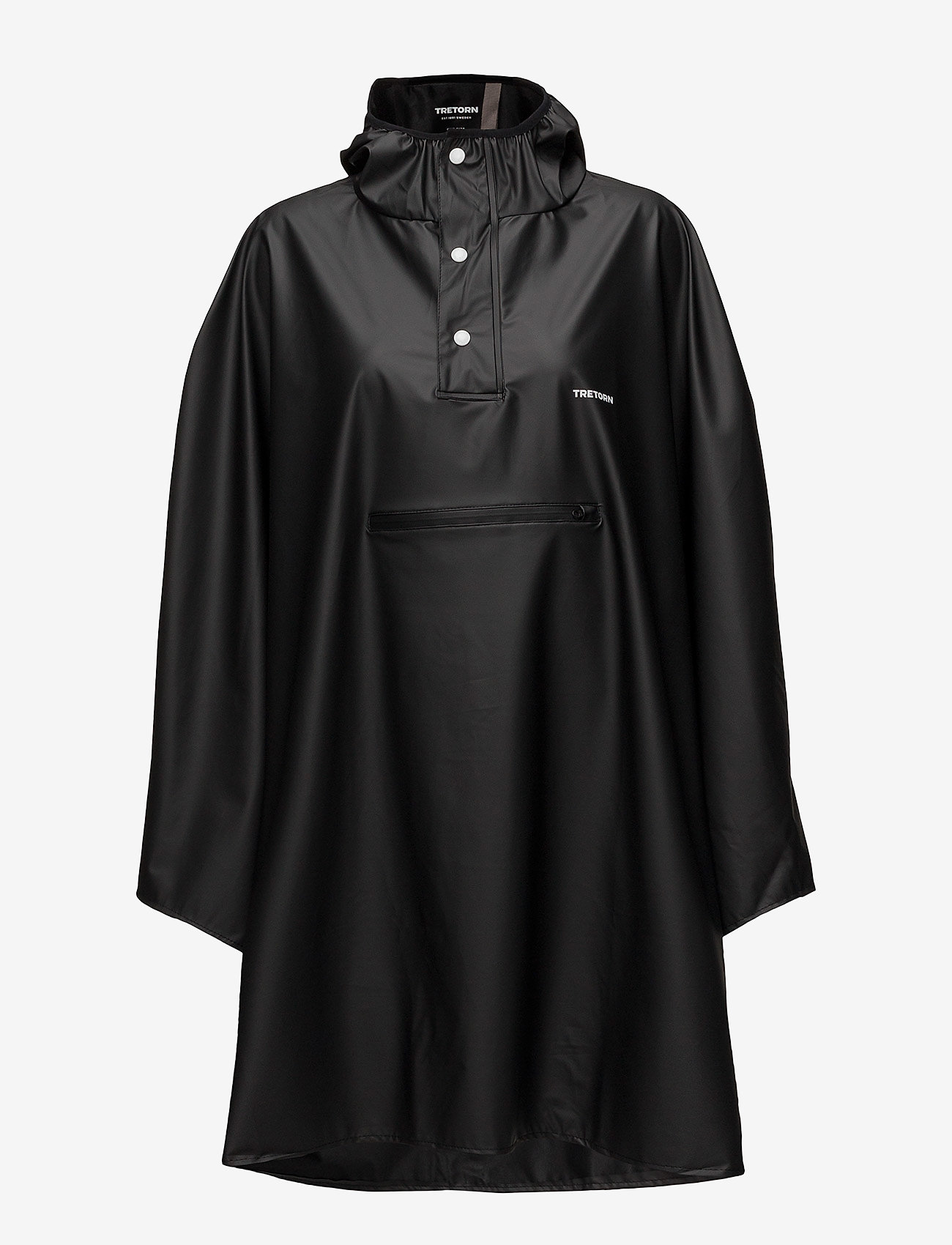 Tretorn Pu Light Rainponcho, ADULT, Rainwear, Schwarz - Rain Coats, Frauen