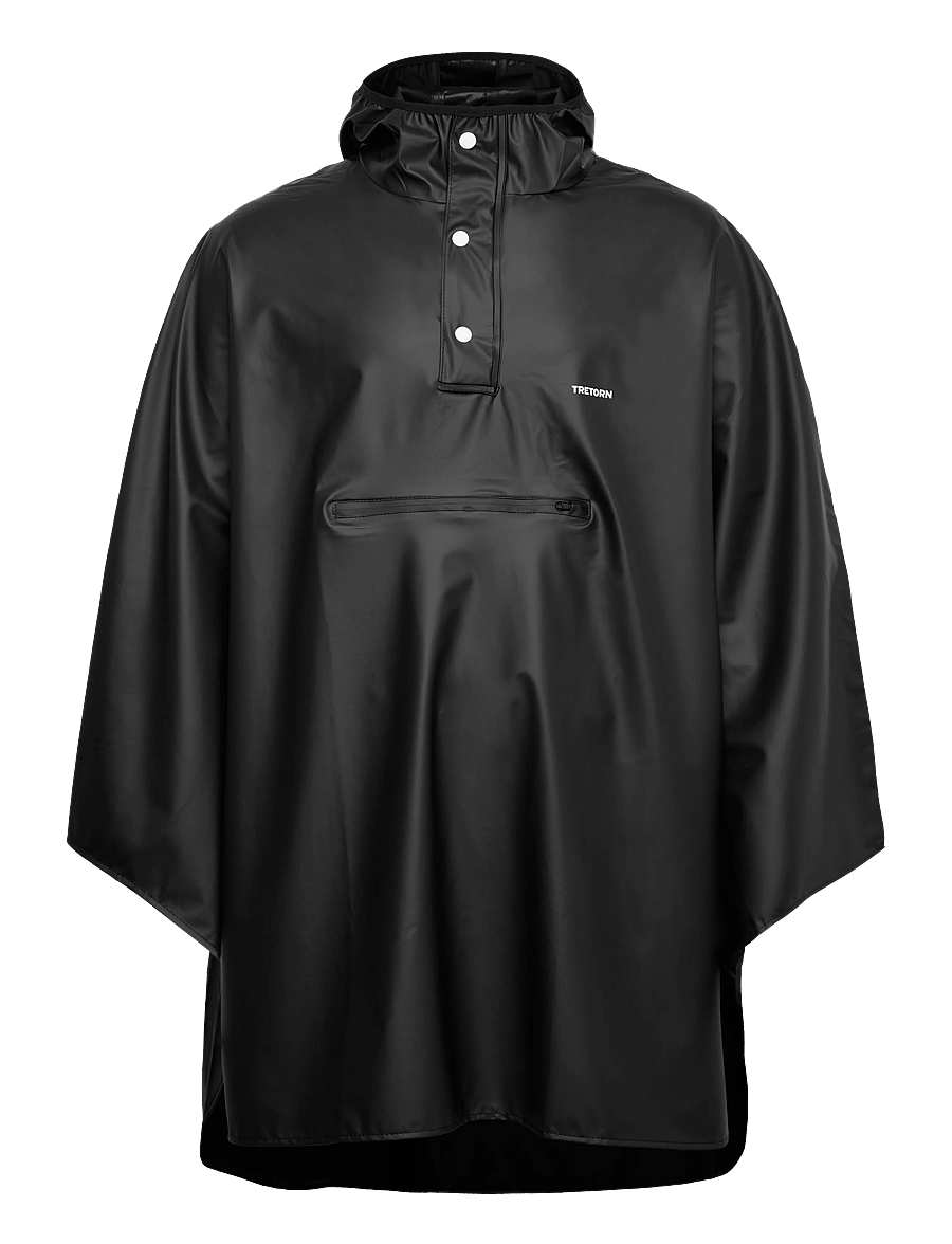 Tretorn - PU LIGHT RAINPONCHO - regenmäntel - 011/jet black - 0