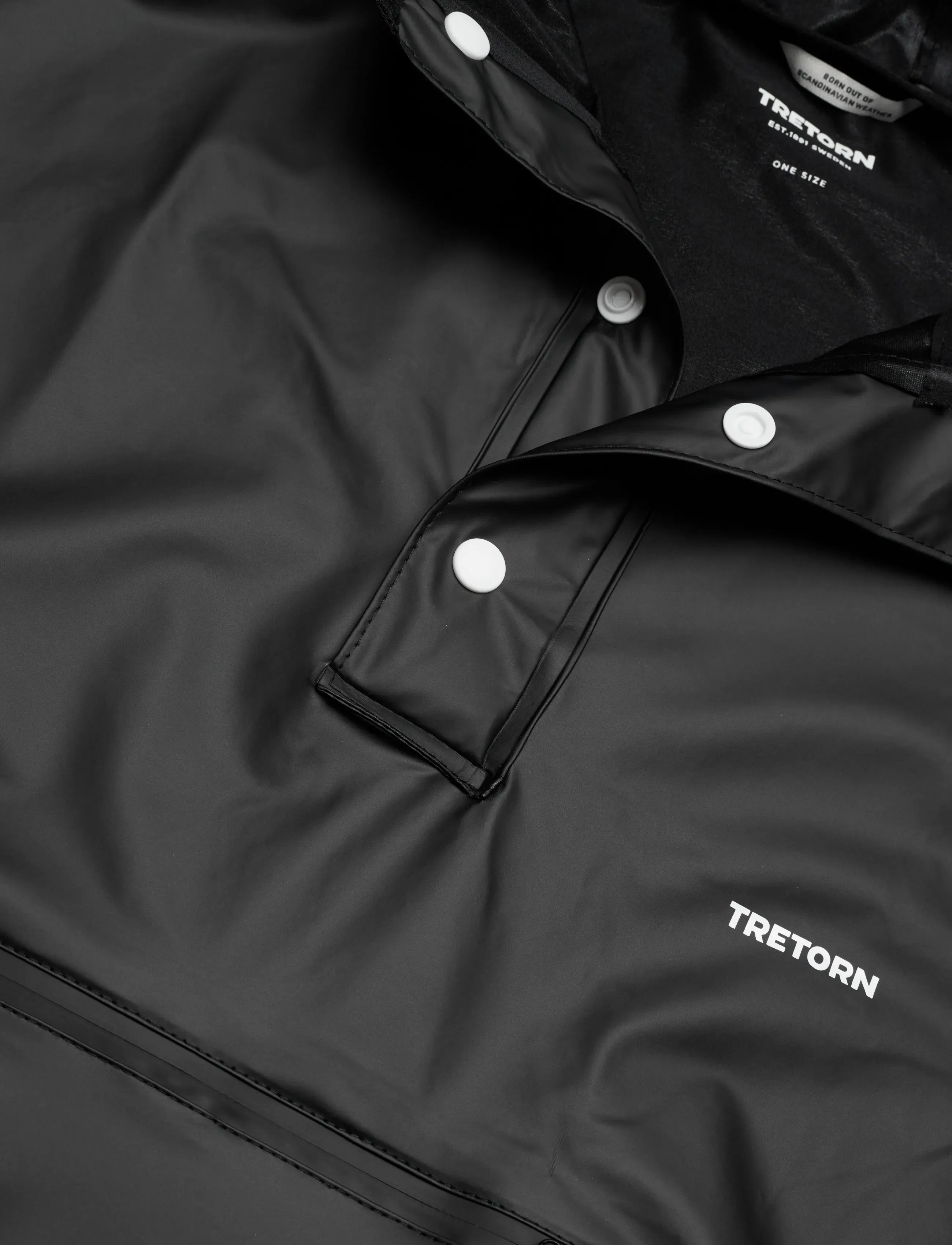Tretorn - PU LIGHT RAINPONCHO - regenmäntel - 011/jet black - 2