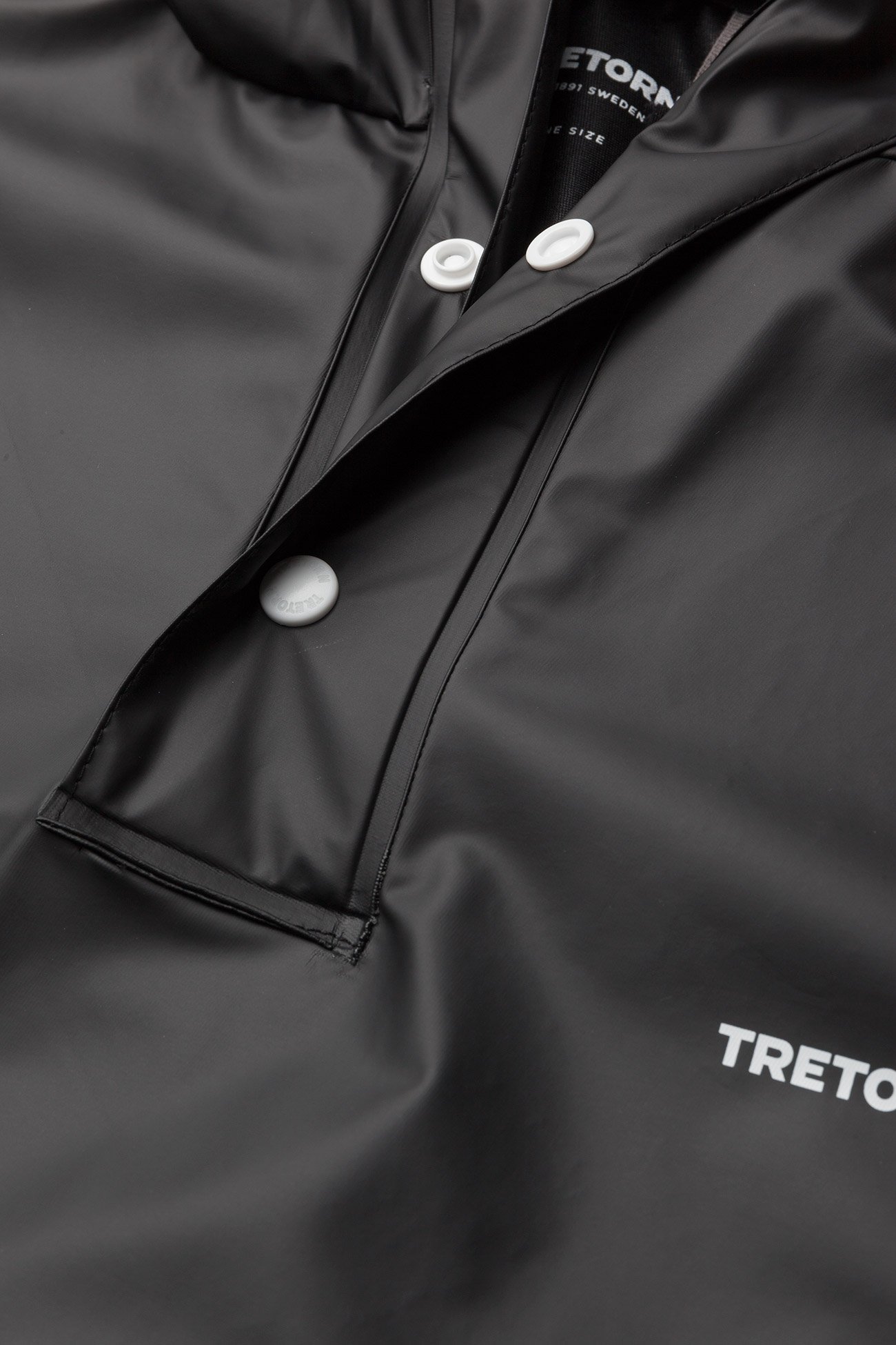 Tretorn - PU LIGHT RAINPONCHO - jassen - 011/jet black - 2