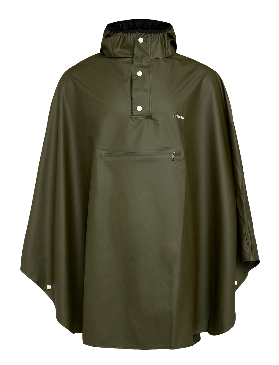 Tretorn - PU LIGHT RAINPONCHO - regenmäntel - 067/forest green - 0