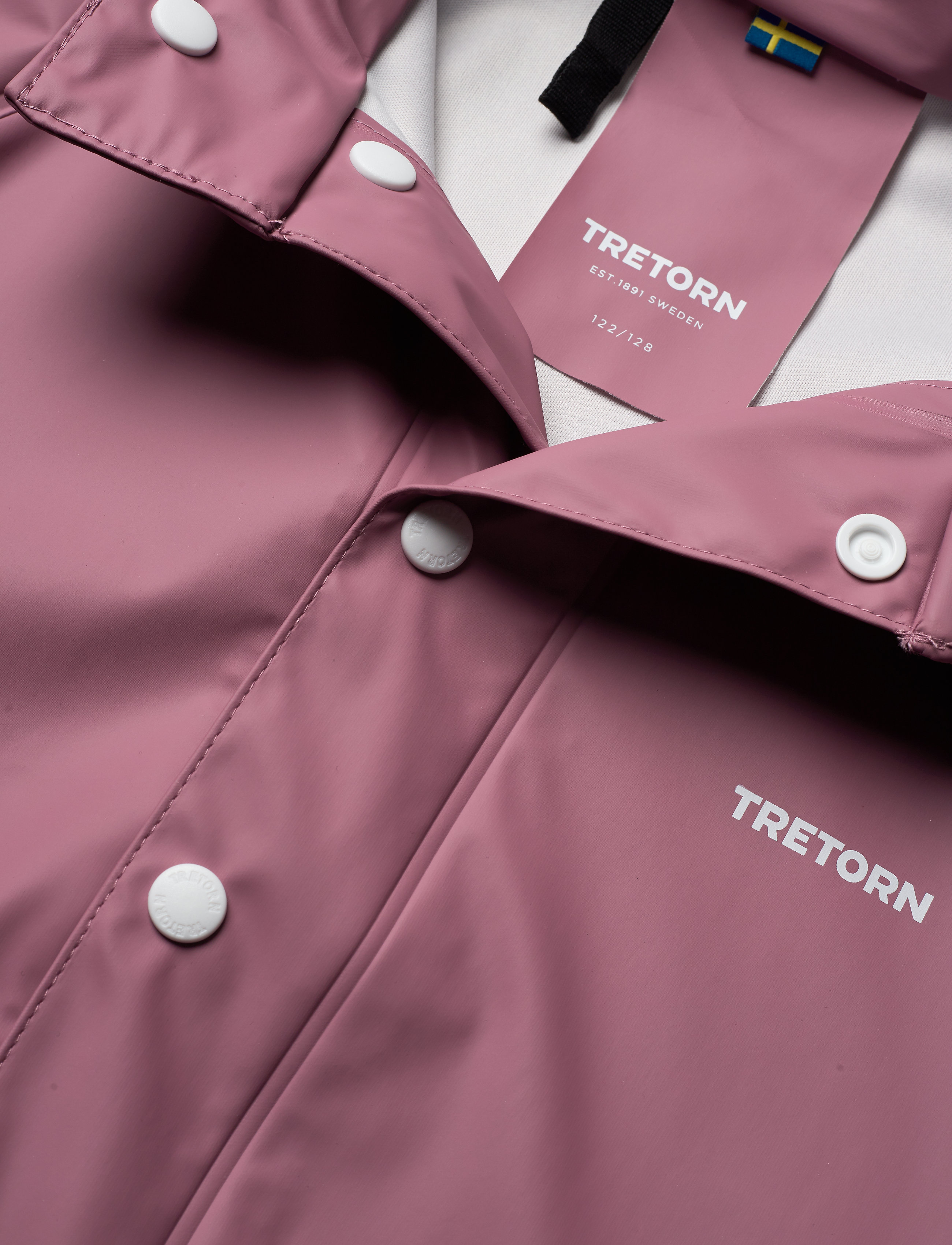 Tretorn - KIDS WINGS RAINCOAT - 052/blueberry m - 3