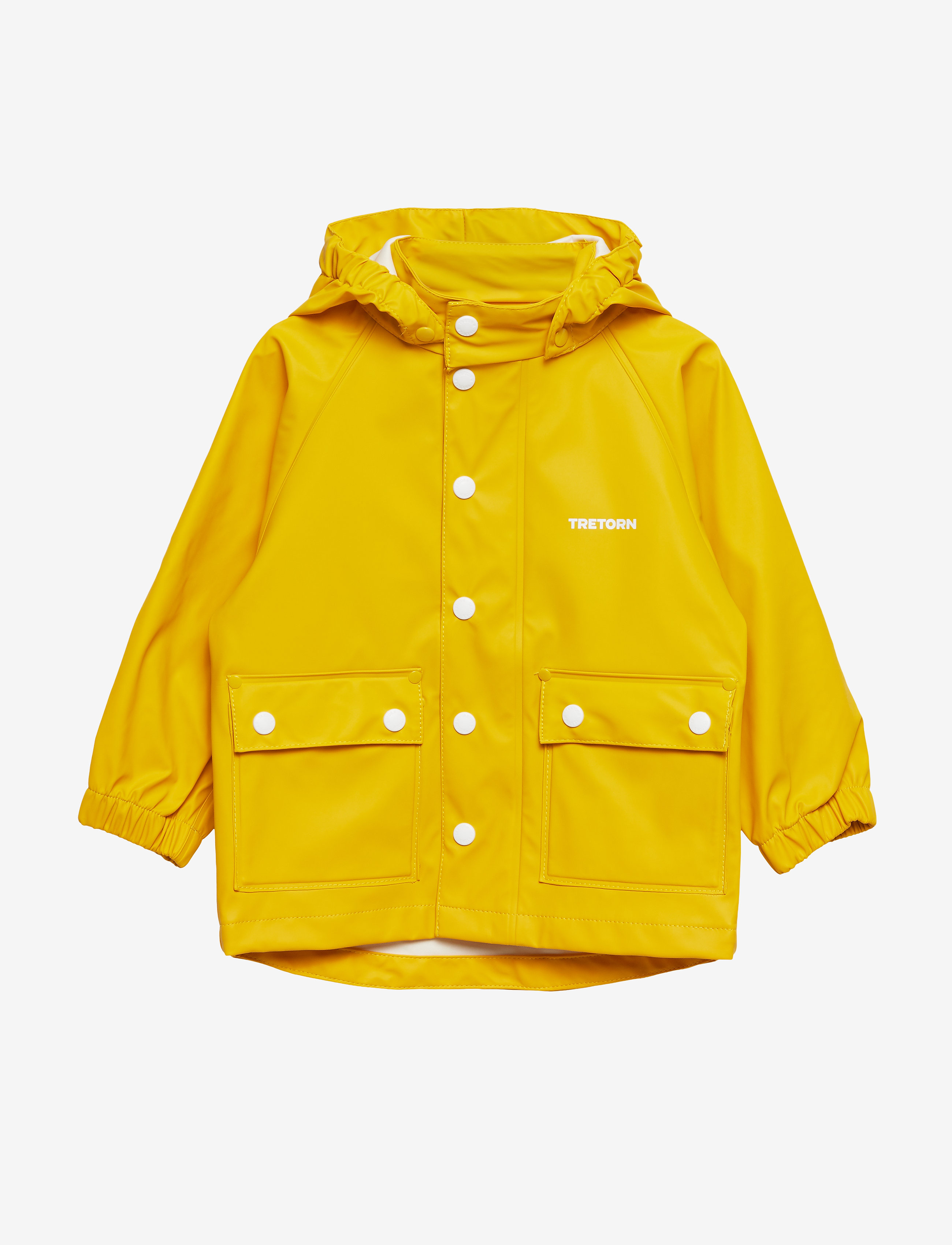Tretorn Kids Wings Raincoat, 122-128, Yellow, Regntøj > Jakker, Børn
