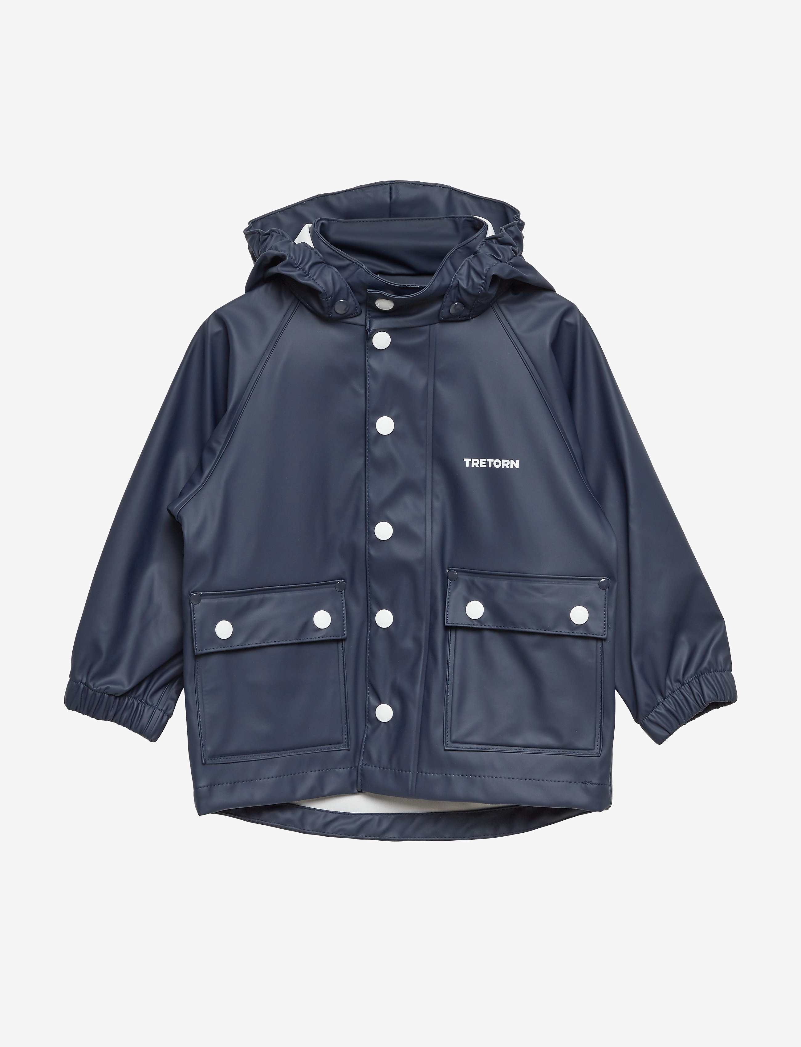 Tretorn Kids Wings Raincoat, 134-140, Rainwear, Blau - Jackets, Kinder