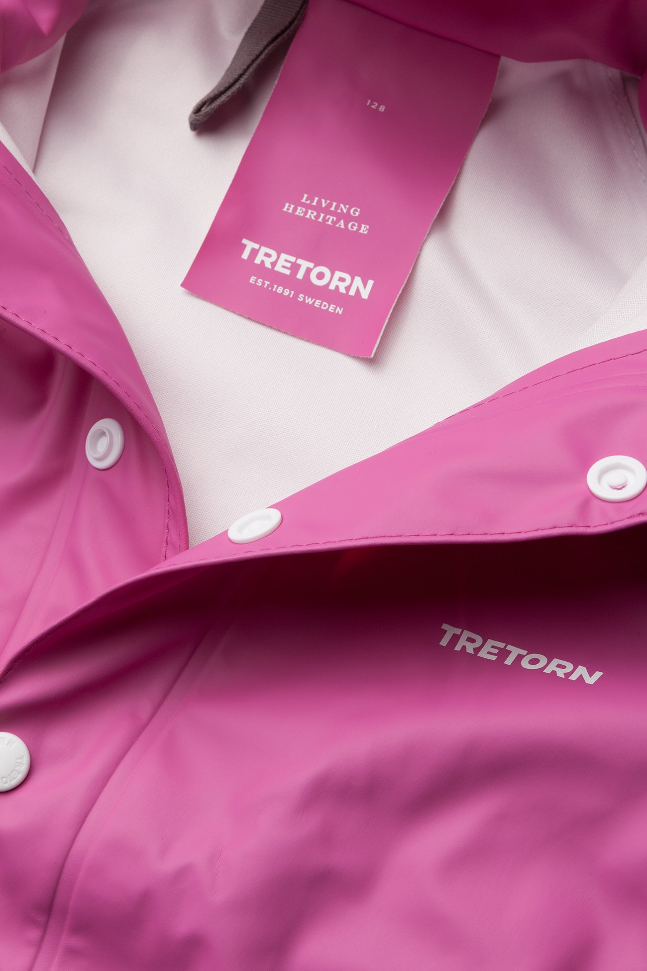 Tretorn - KIDS WINGS RAINCOAT - 096/fuchsia - 3