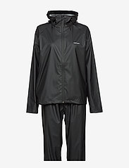 Tretorn - PACKABLE RAINSET - spring jackets - 010/black - 1