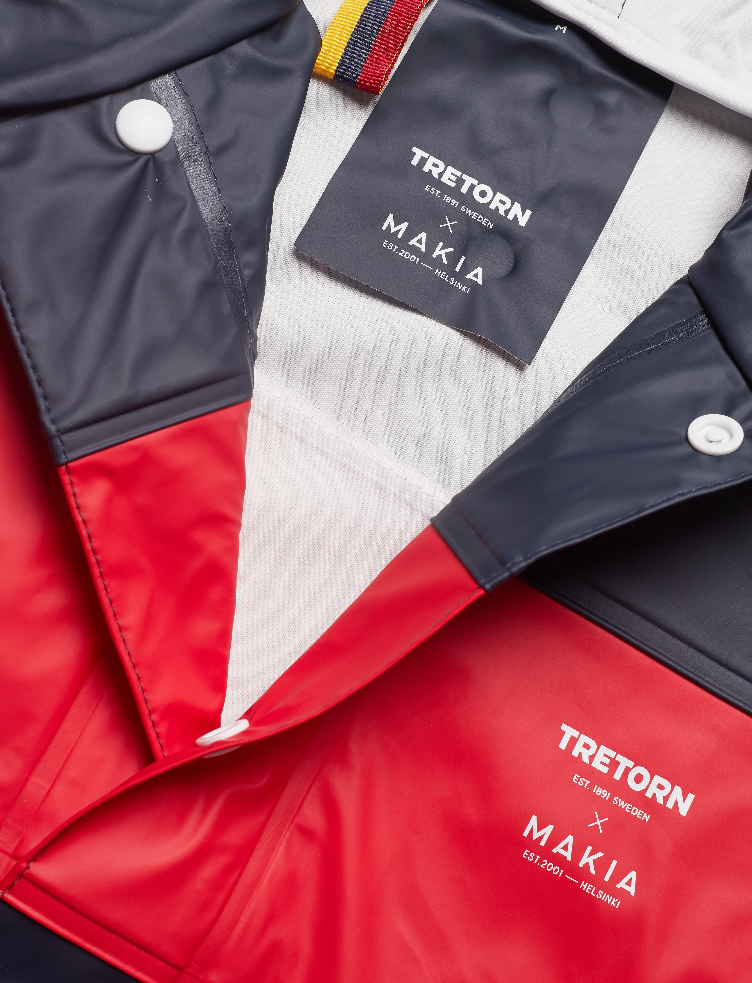 Tretorn - TRETORN X MAKIA BLOCK RAINJKT - 080/navy - 3
