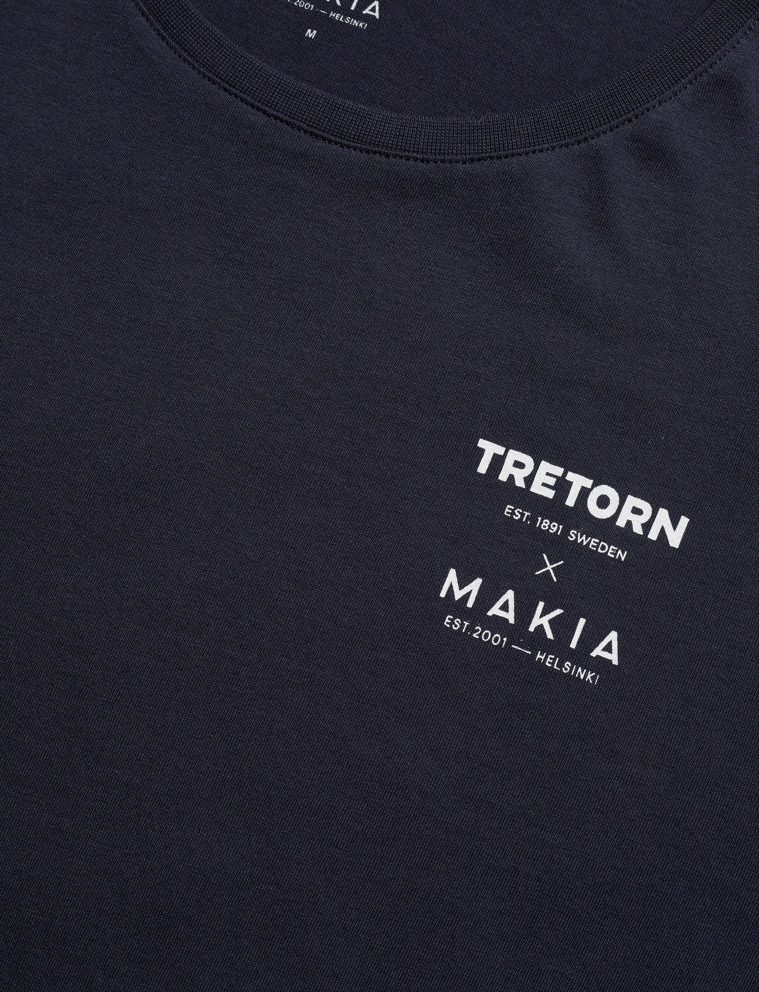 Tretorn - TRETORN X MAKIA T-SHIRT - 083/dark blue - 2
