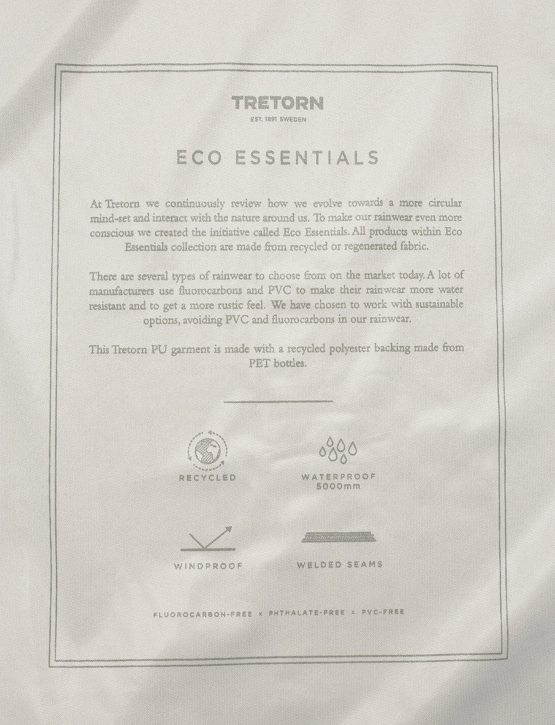 Tretorn Indra Raincoat 100 . Buy from Tretorn online at Boozt