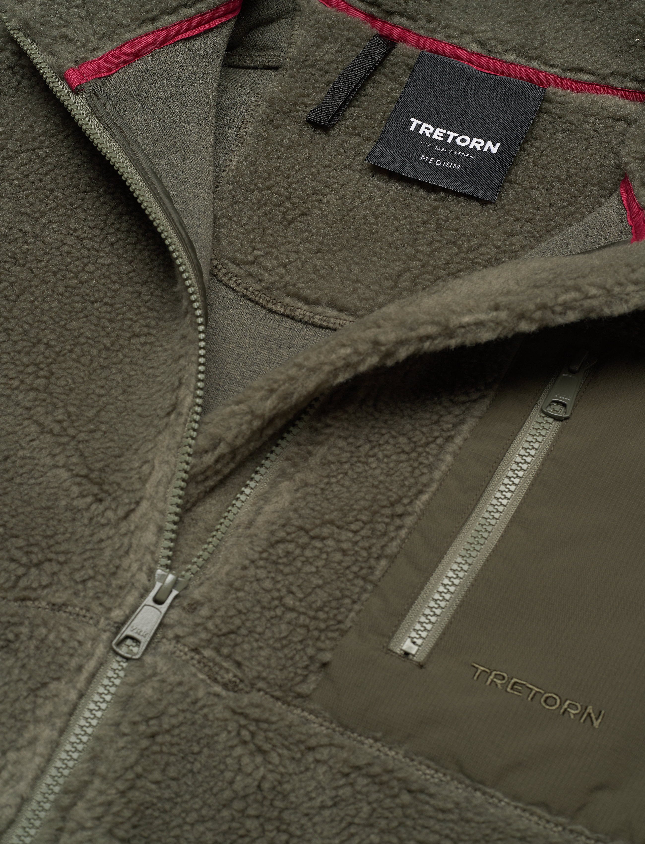 Tretorn - SAREK CAMP JACKET M's - 063/field green - 2