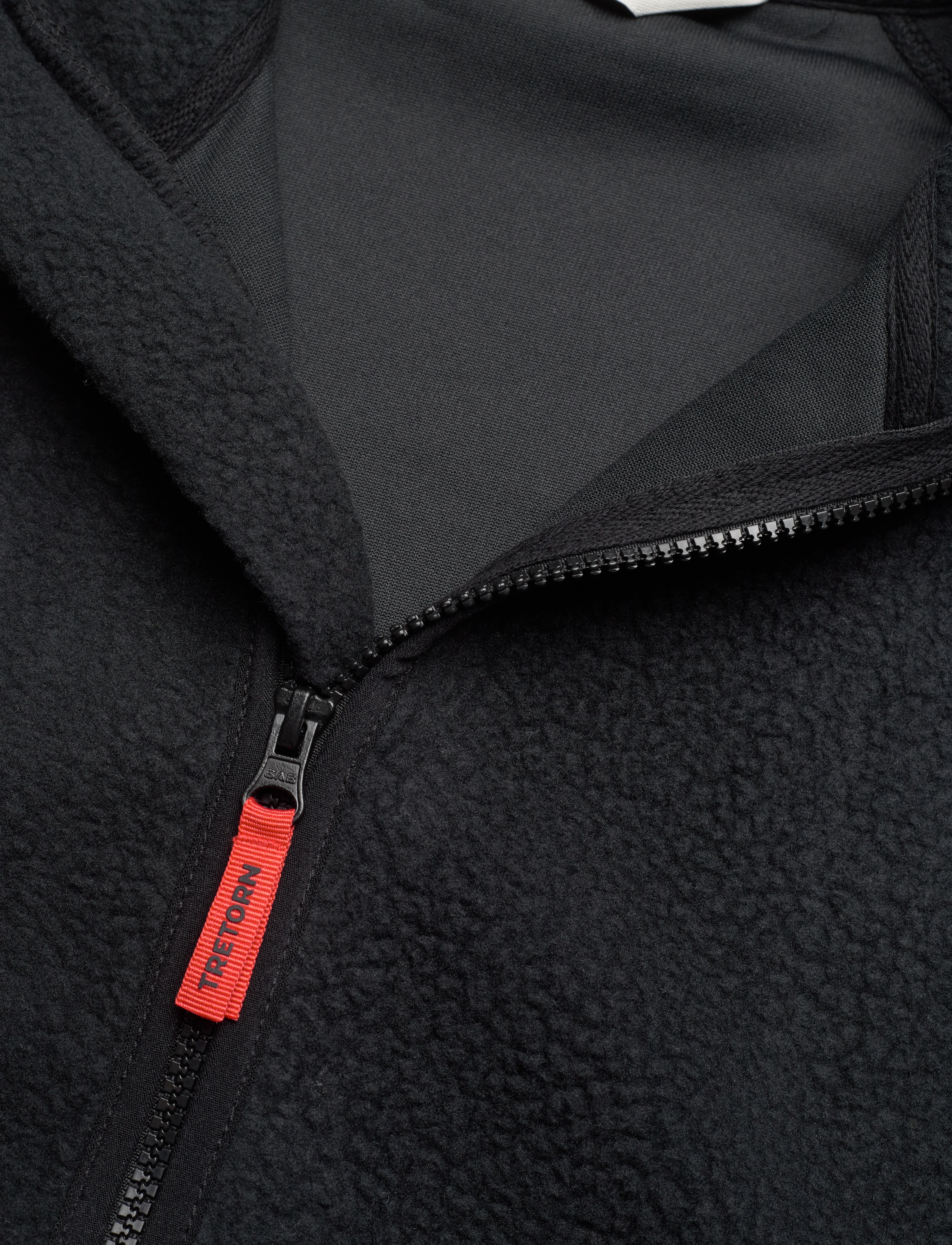 Tretorn - FARHULT PILE JKT M's - 010/black - 2