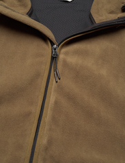 Tretorn - TECH FLEECE HOOD M - mid layer jackets - 506/dark olive - 2