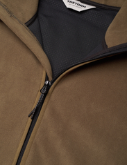 Tretorn - TECH FLEECE HOOD W - mid layer jackets - 506/dark olive - 2