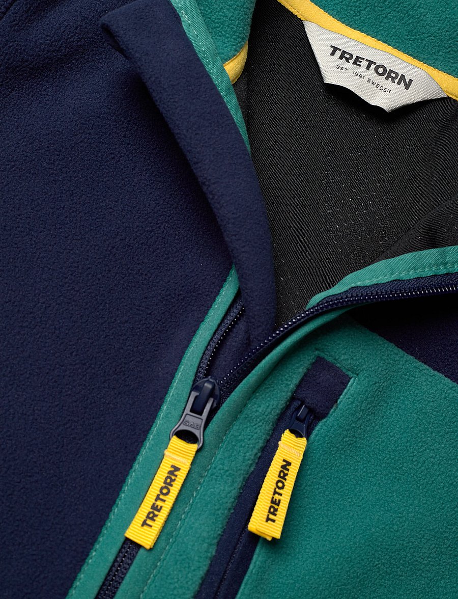 Tretorn - WIND FLEECE JACKET - vestes thermo-isolantes - 415/navy blaze - 2