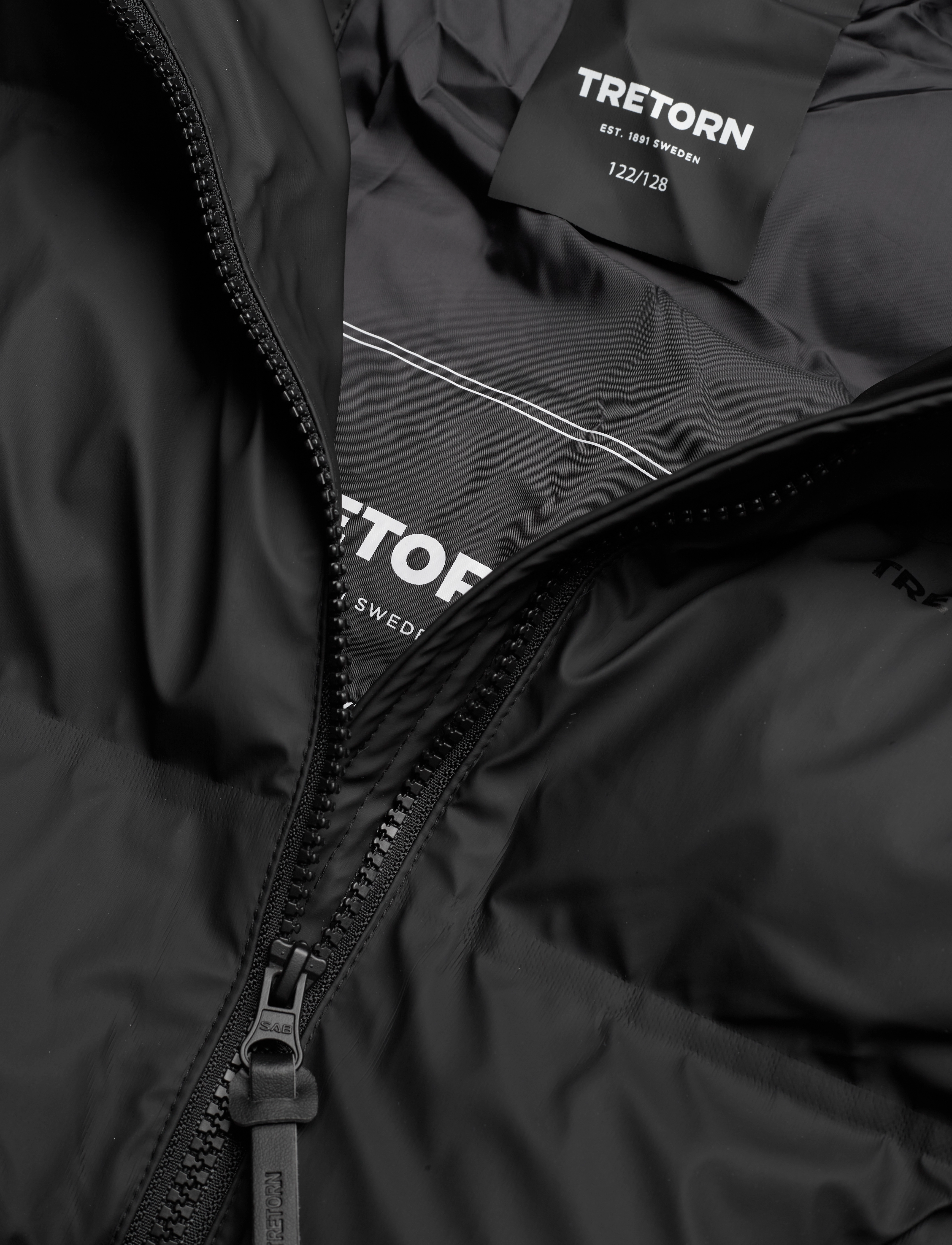 Tretorn - WINGS CITY COAT KIDS/JR - paksud joped - 050/jet black - 2