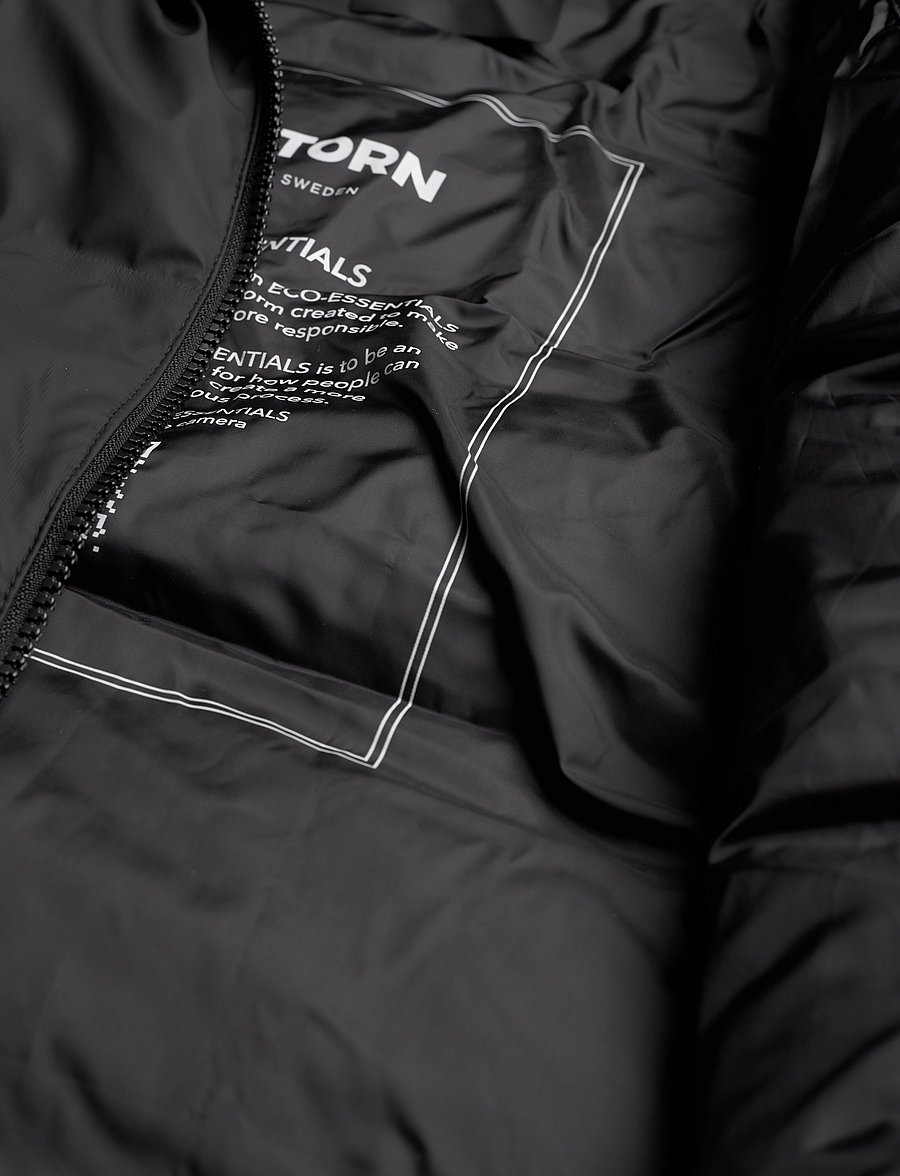 Tretorn - WINGS CITY COAT KIDS/JR - paksud joped - 050/jet black - 4