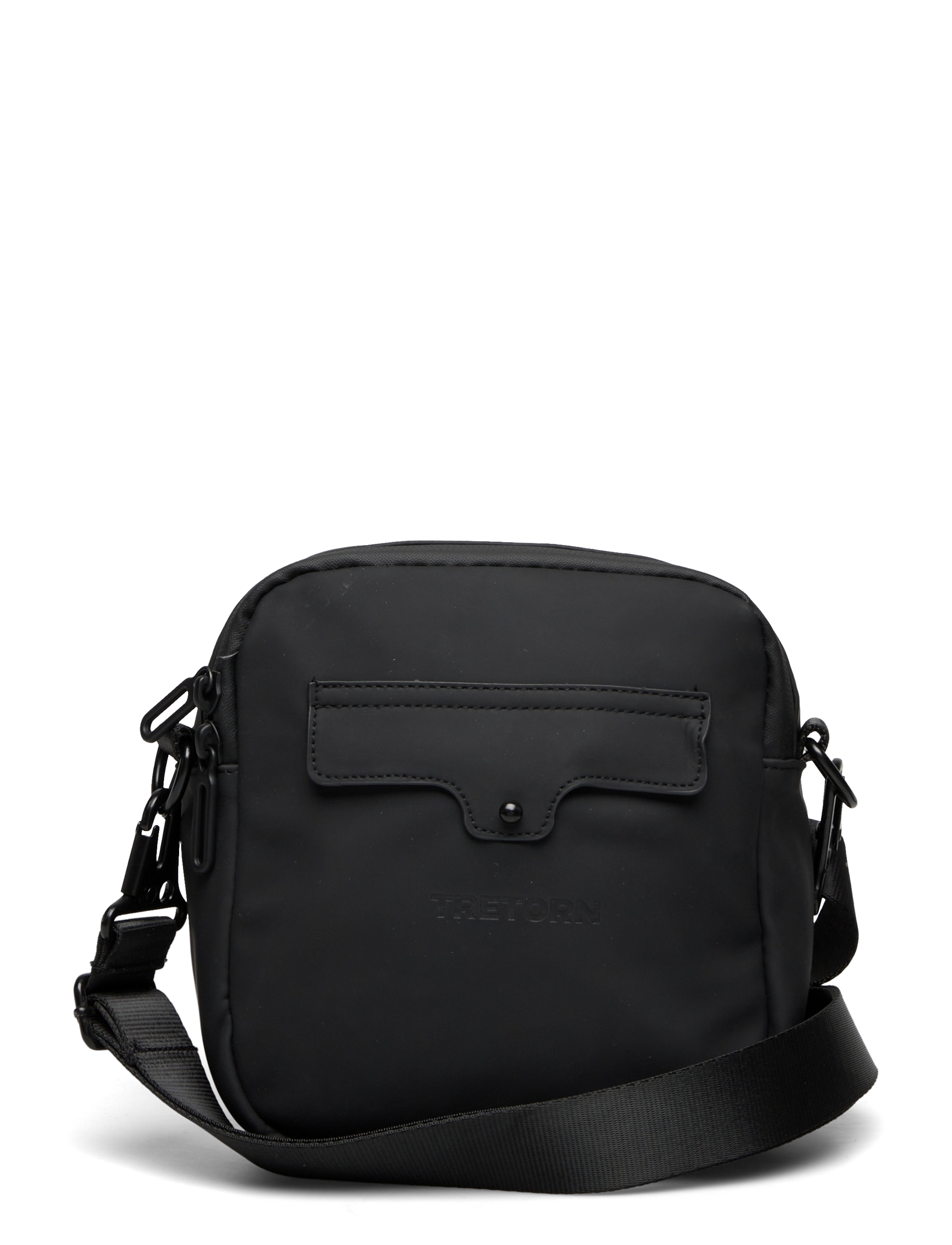 Tretorn PU CROSSBODY BAG - Olkalaukut - 050/JET BLACK / black