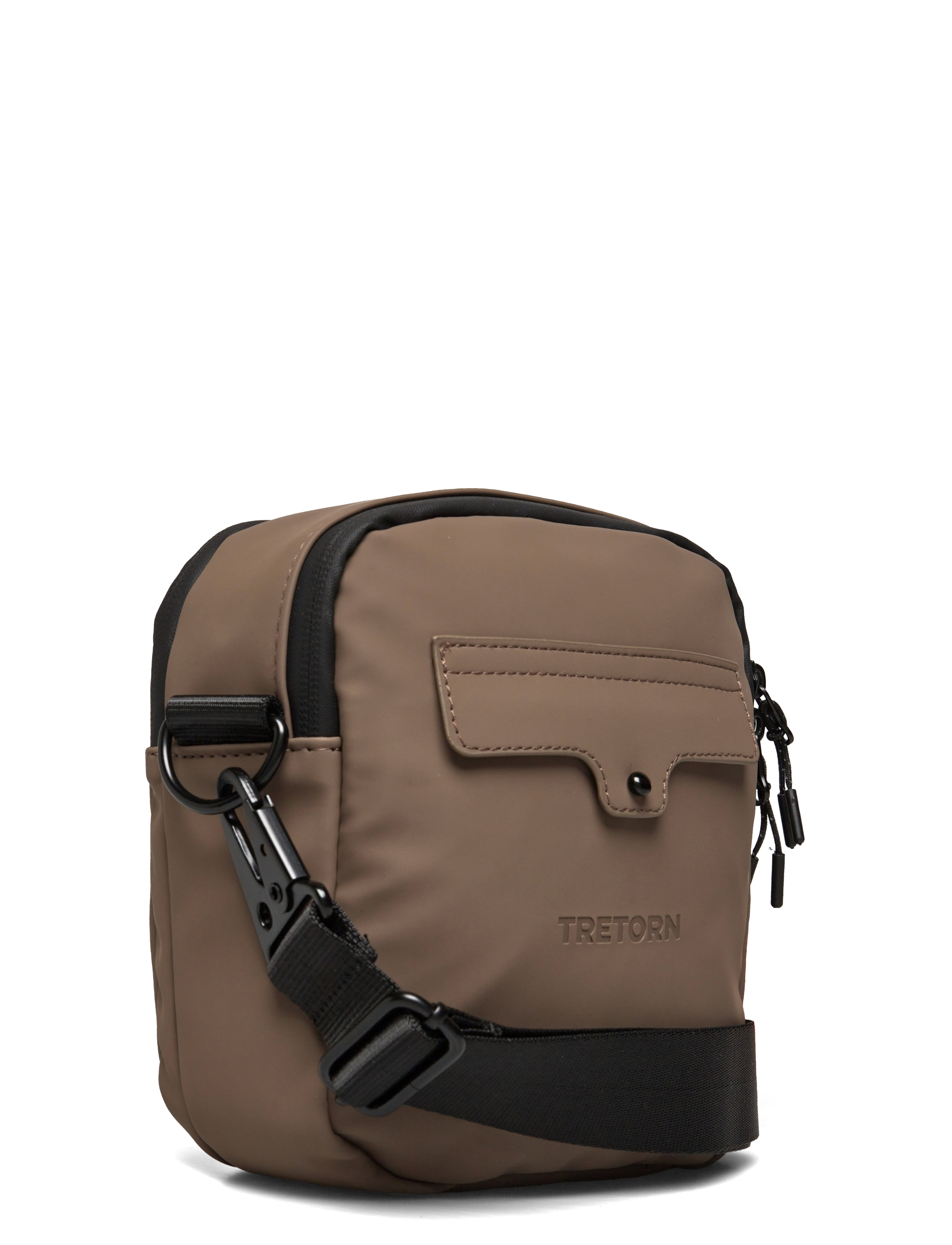 Tretorn - PU CROSSBODY BAG - waterproof bags - 618/shitake - 2