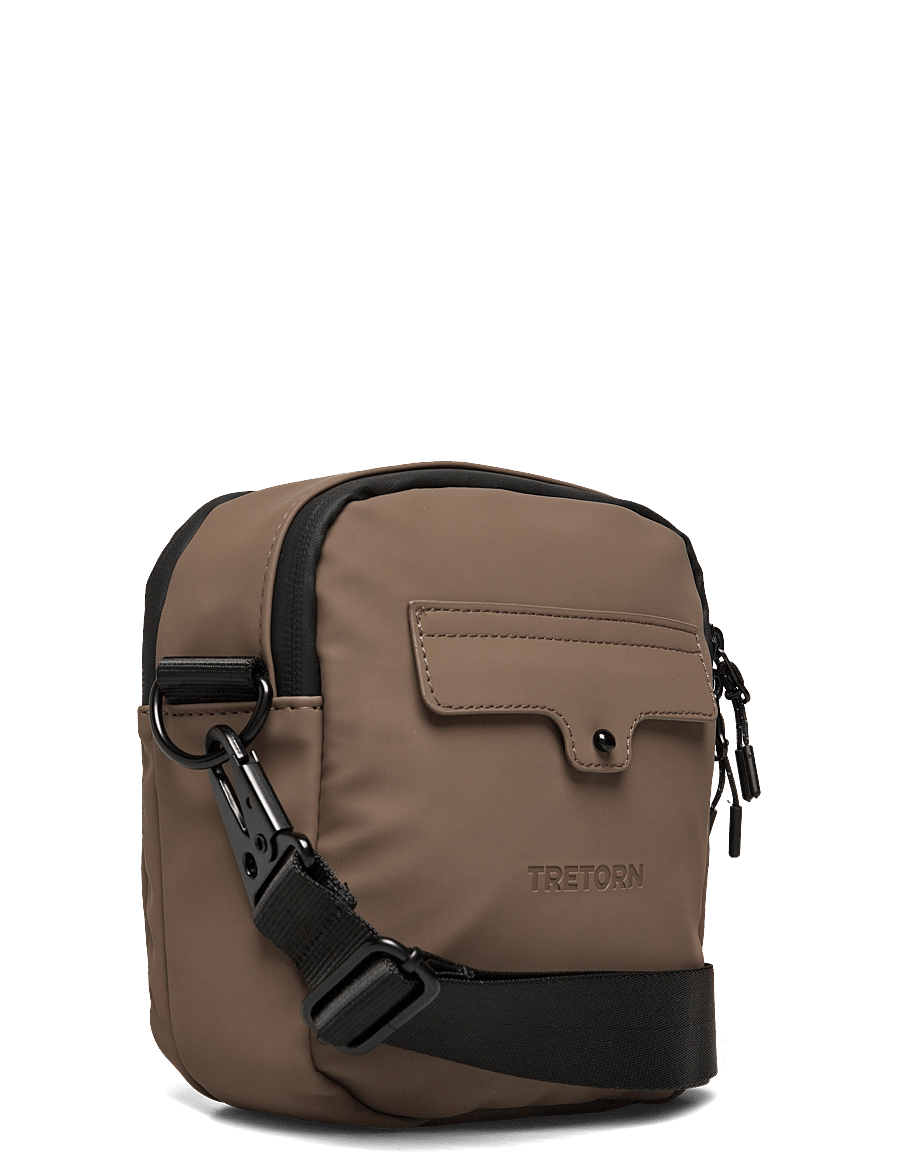 Tretorn - PU CROSSBODY BAG - vattentäta väskor - 618/shitake - 2