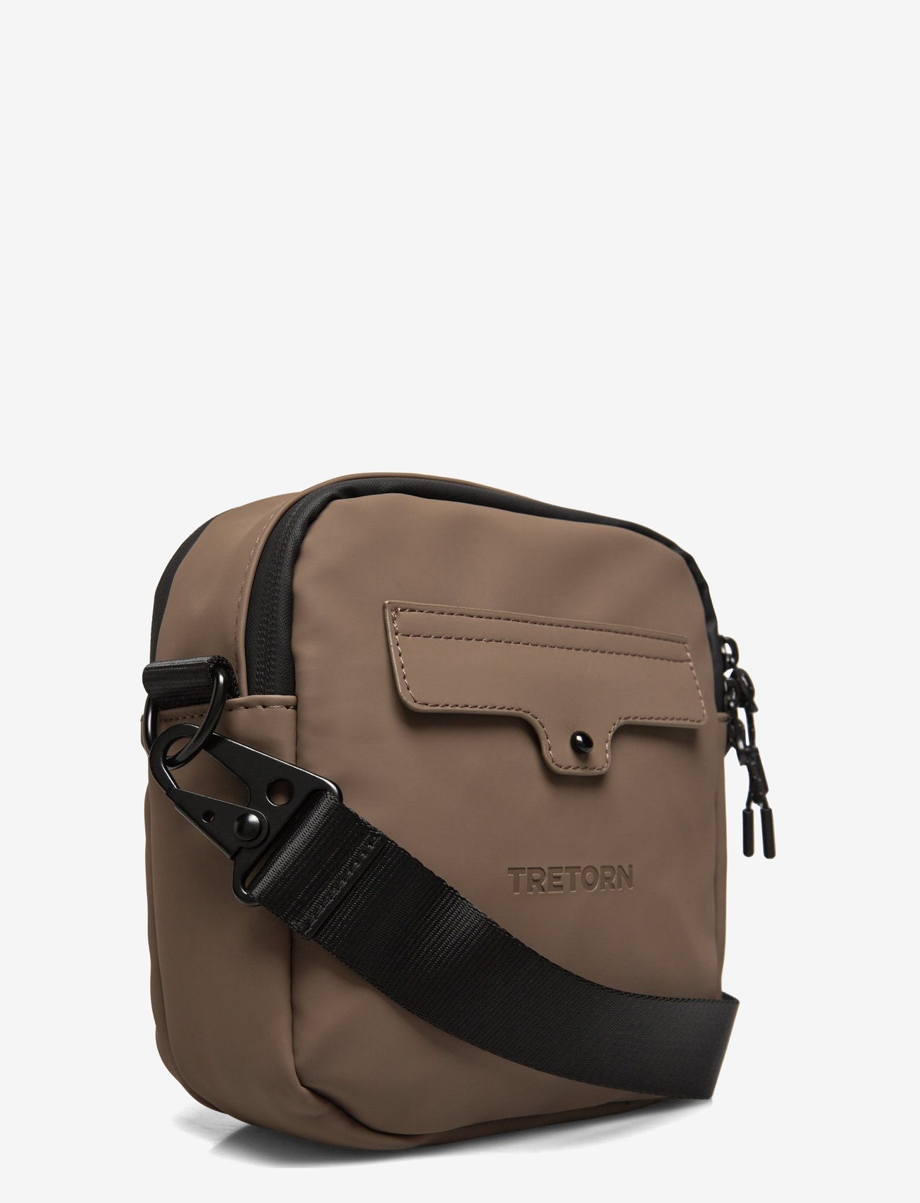 Tretorn - PU CROSSBODY BAG - vattentäta väskor - 618/shitake - 3