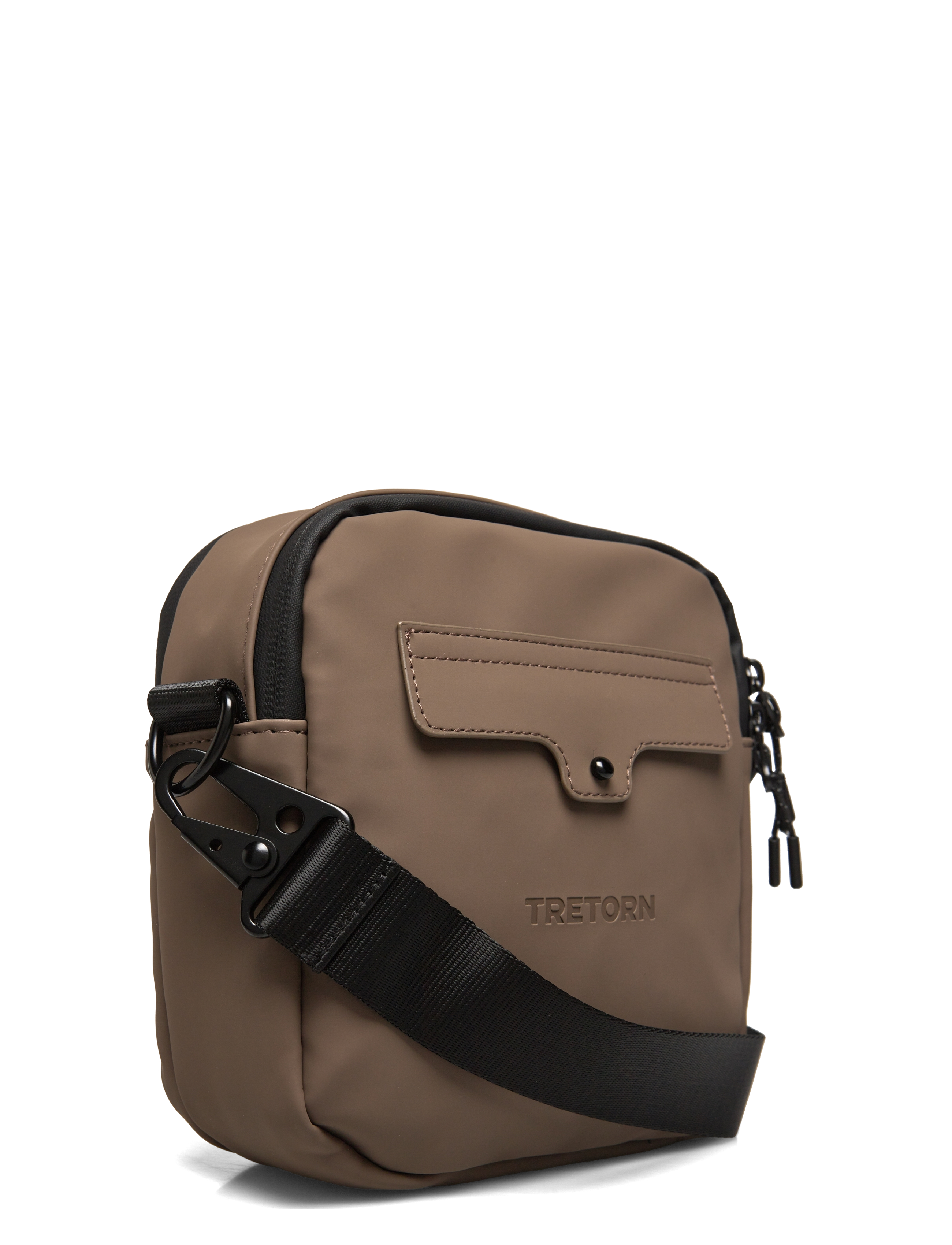 Tretorn - PU CROSSBODY BAG - waterproof bags - 618/shitake - 3