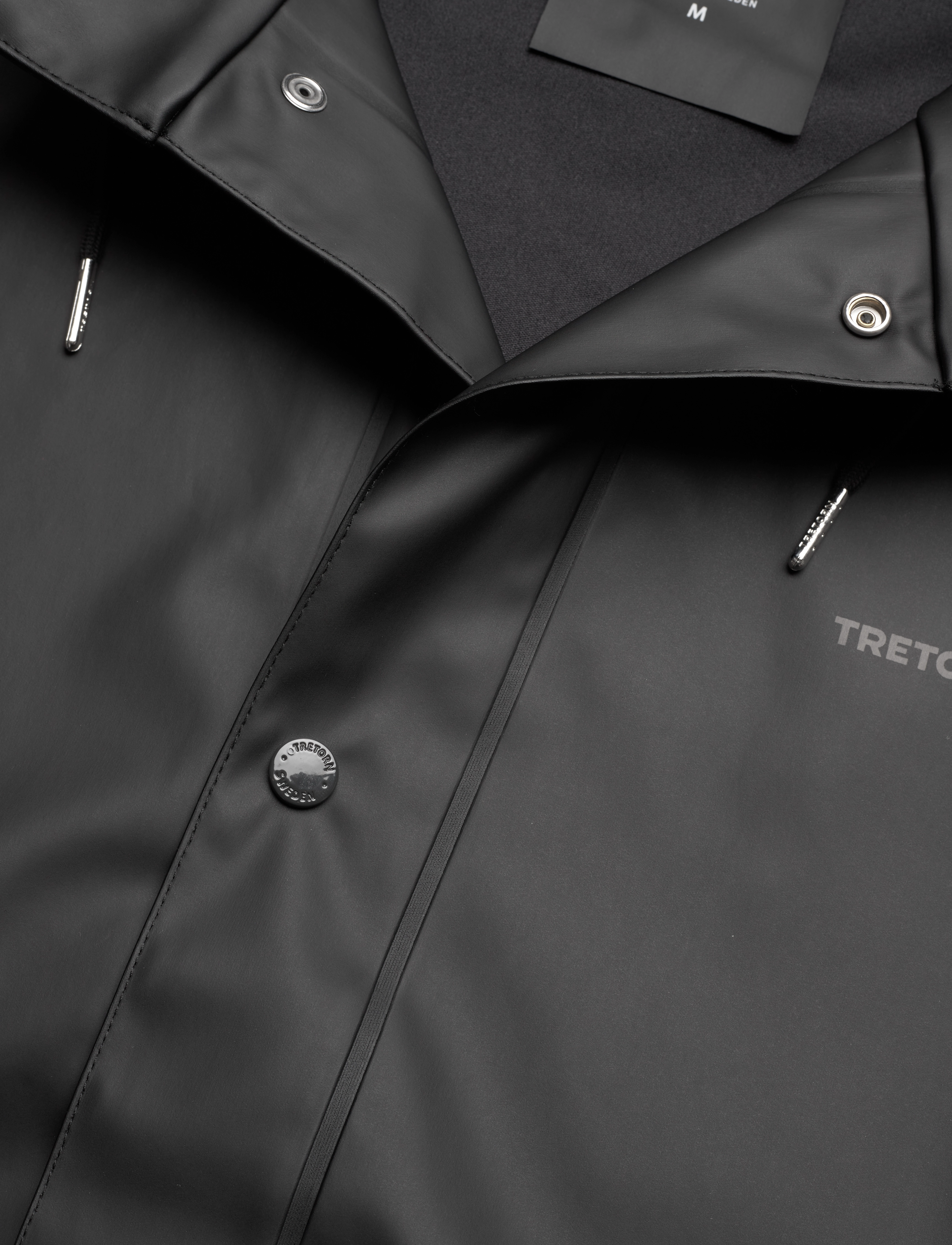 Tretorn - WINGS LONG RAIN JACKET - 050/jet black - 2