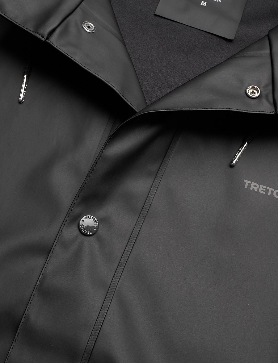 Tretorn - WINGS LONG RAIN JACKET - regenmäntel - 050/jet black - 2